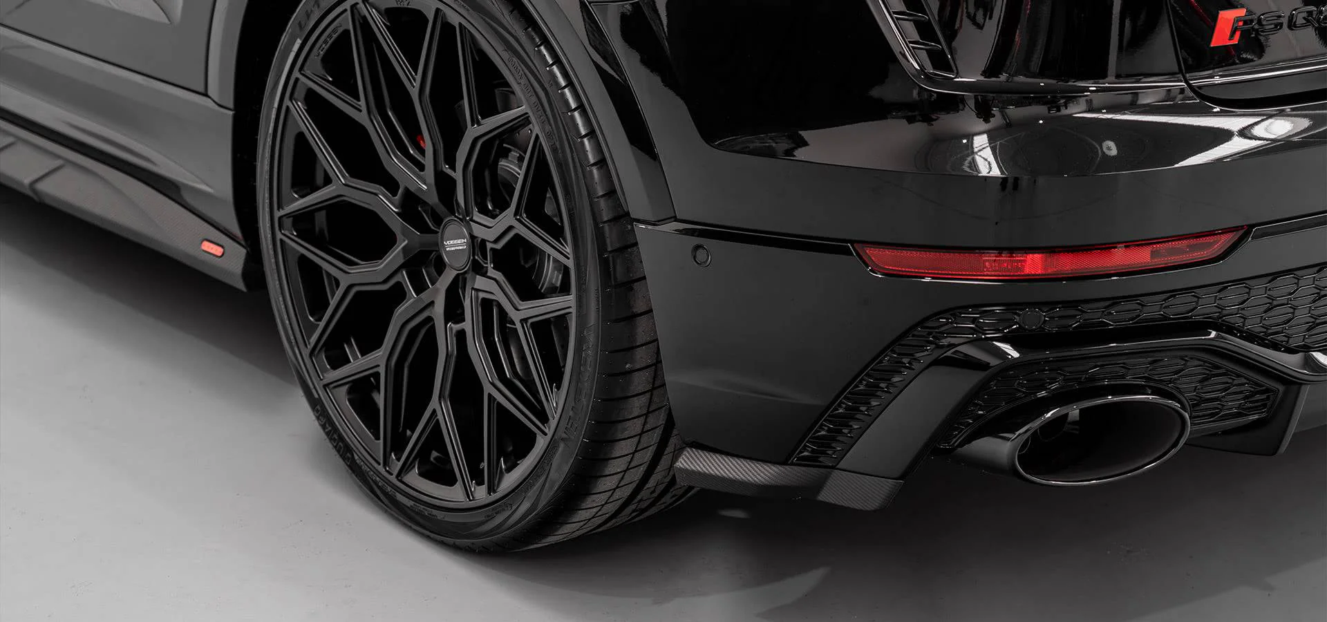 Audi RSQ8 4M Carbon Fibre Rear Bumper Splitters by Urban (2019-2024) - Image 2