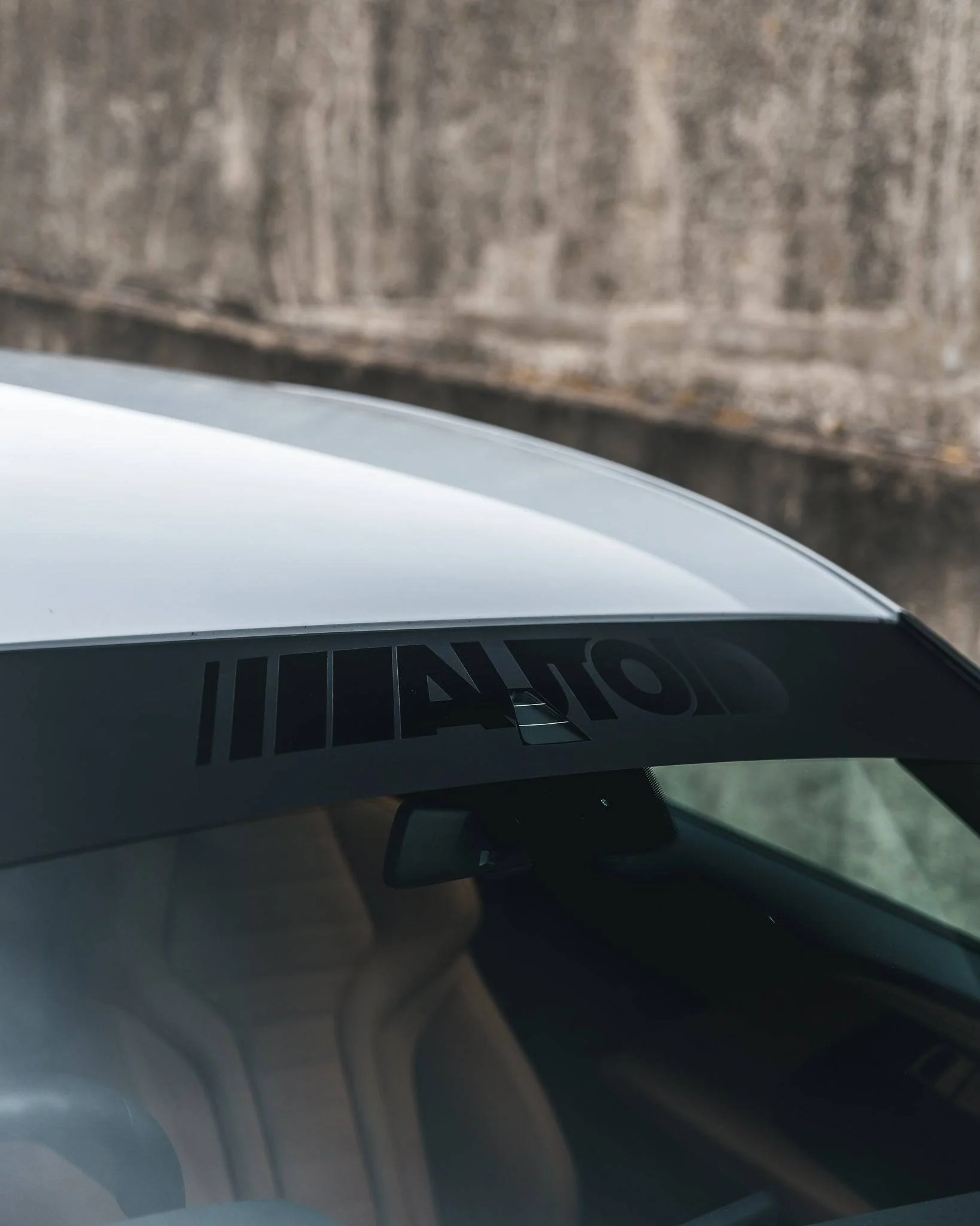 AUTOID V1 Matte Sunstrip with Gloss Logo Overlay - Image 3