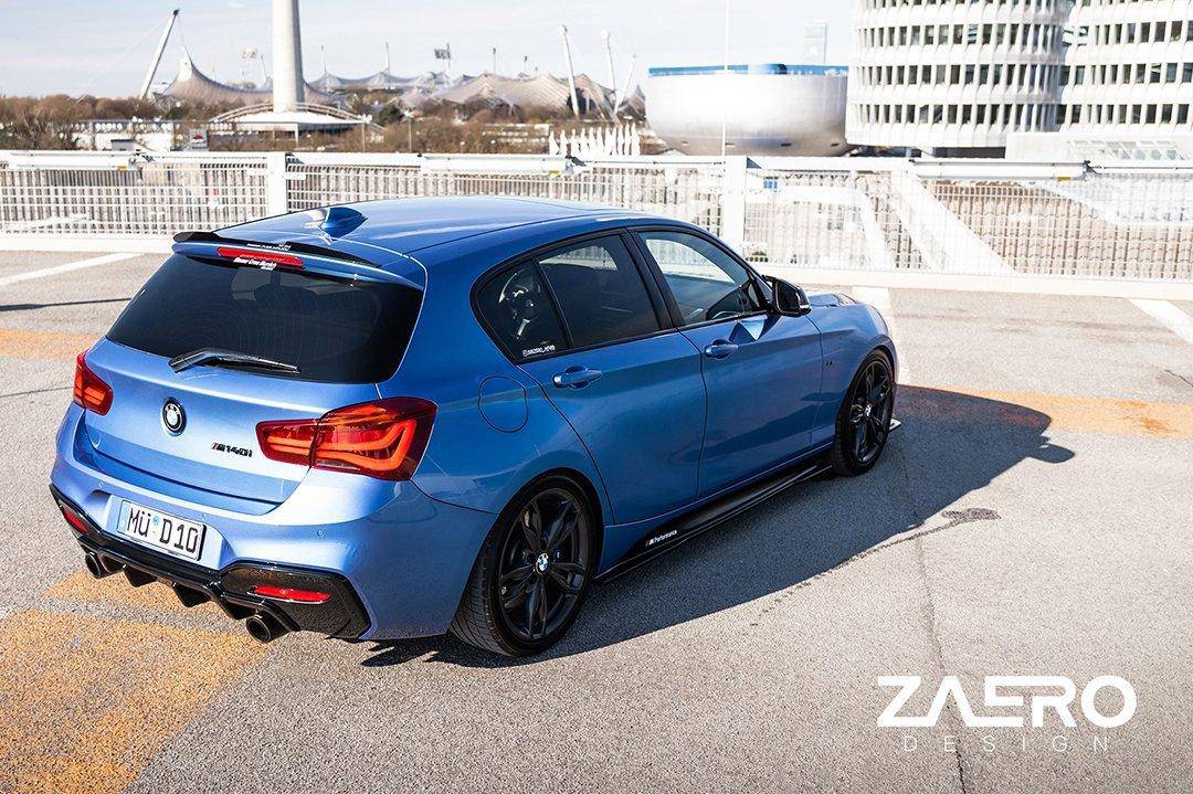 BMW 1 Series F20 F21 & 2 Series F22 EVO-1 Gloss Black Side Skirts by ZAERO (2011-2019) - Image 16