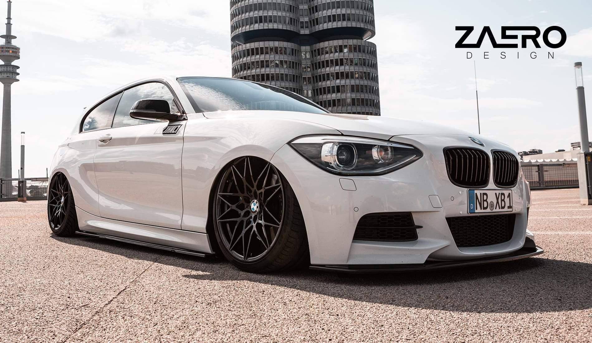 BMW 1 Series F20 F21 & 2 Series F22 EVO-1 Gloss Black Side Skirts by ZAERO (2011-2019) - Image 21
