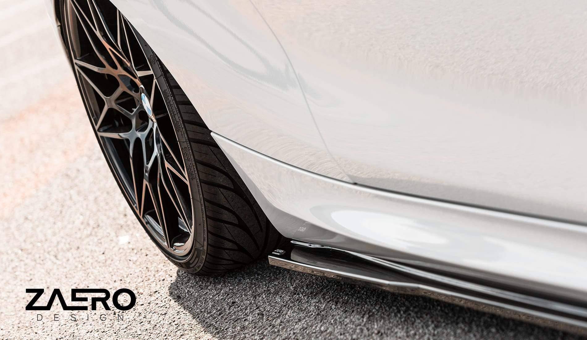 BMW 1 Series F20 F21 & 2 Series F22 EVO-1 Gloss Black Side Skirts by ZAERO (2011-2019) - Image 23