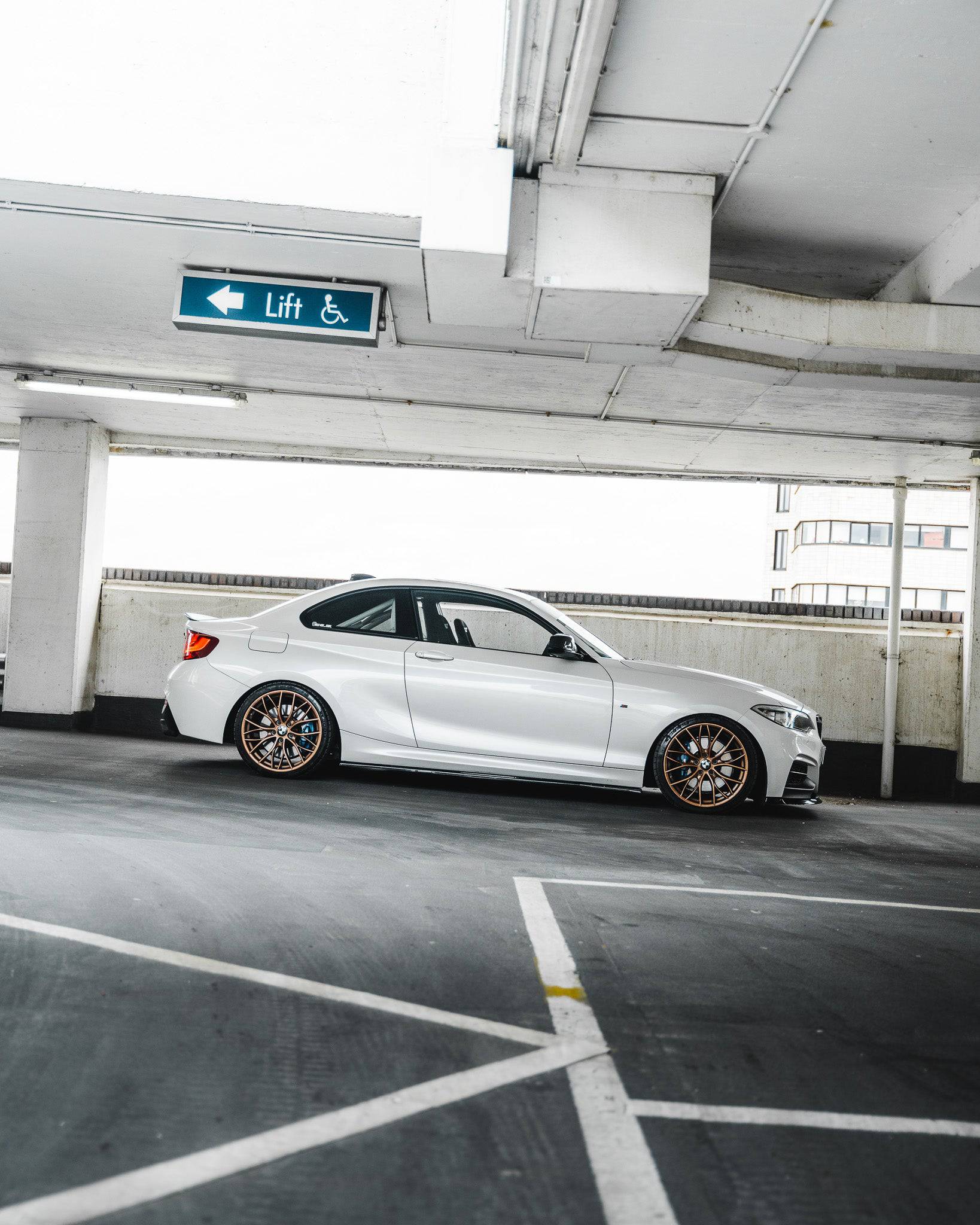 BMW 1 Series F20 F21 & 2 Series F22 EVO-1 Gloss Black Side Skirts by ZAERO (2011-2019) - Image 4