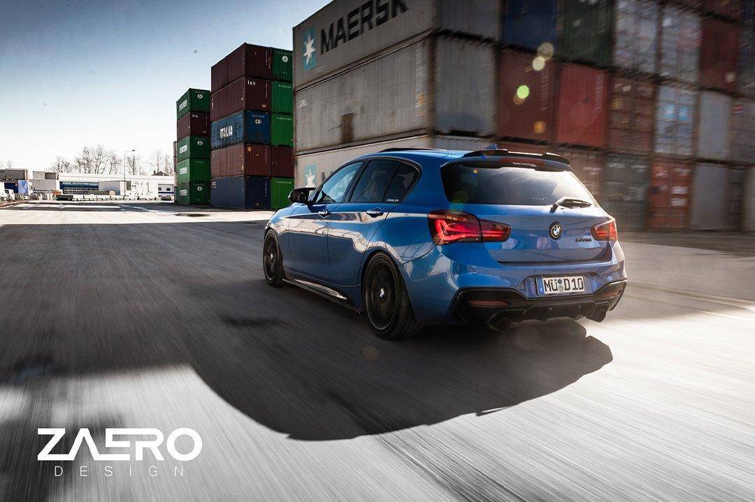 BMW 1 Series F20 F21 EVO-1 Gloss Black Rear Spoiler Lip by ZAERO (2011-2019) - Image 5