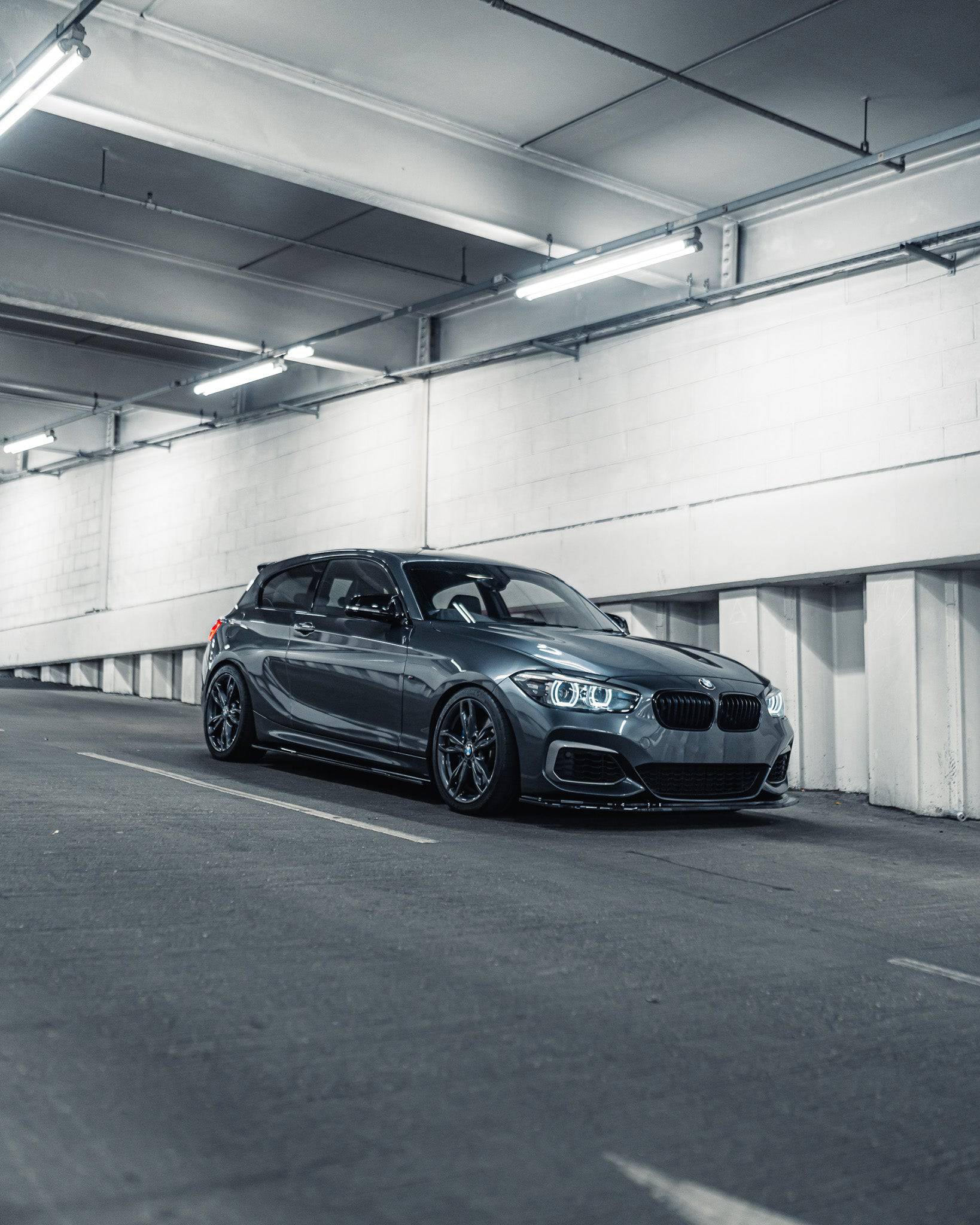 BMW 1 Series F20 F21 LCI EVO-1 Gloss Black Front Splitter by ZAERO (2015-2019) - Image 3