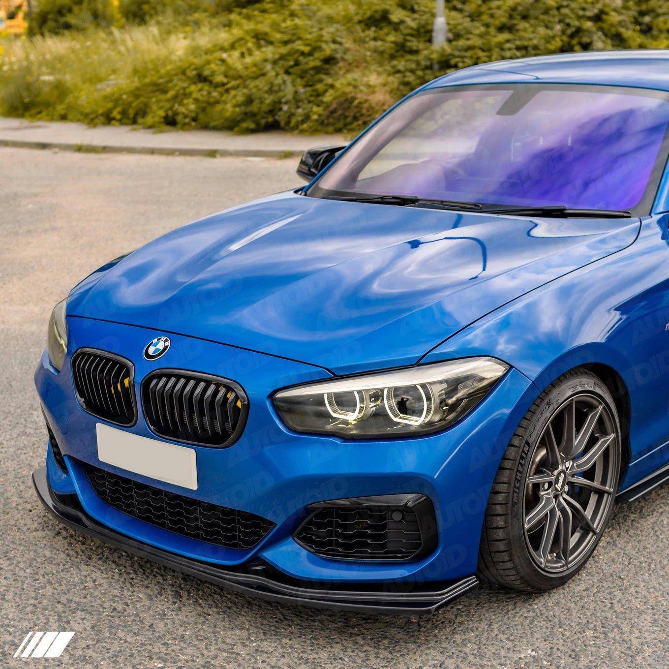 BMW 1 Series F20 F21 LCI EVO-1 Gloss Black Front Splitter by ZAERO (2015-2019) - Image 5
