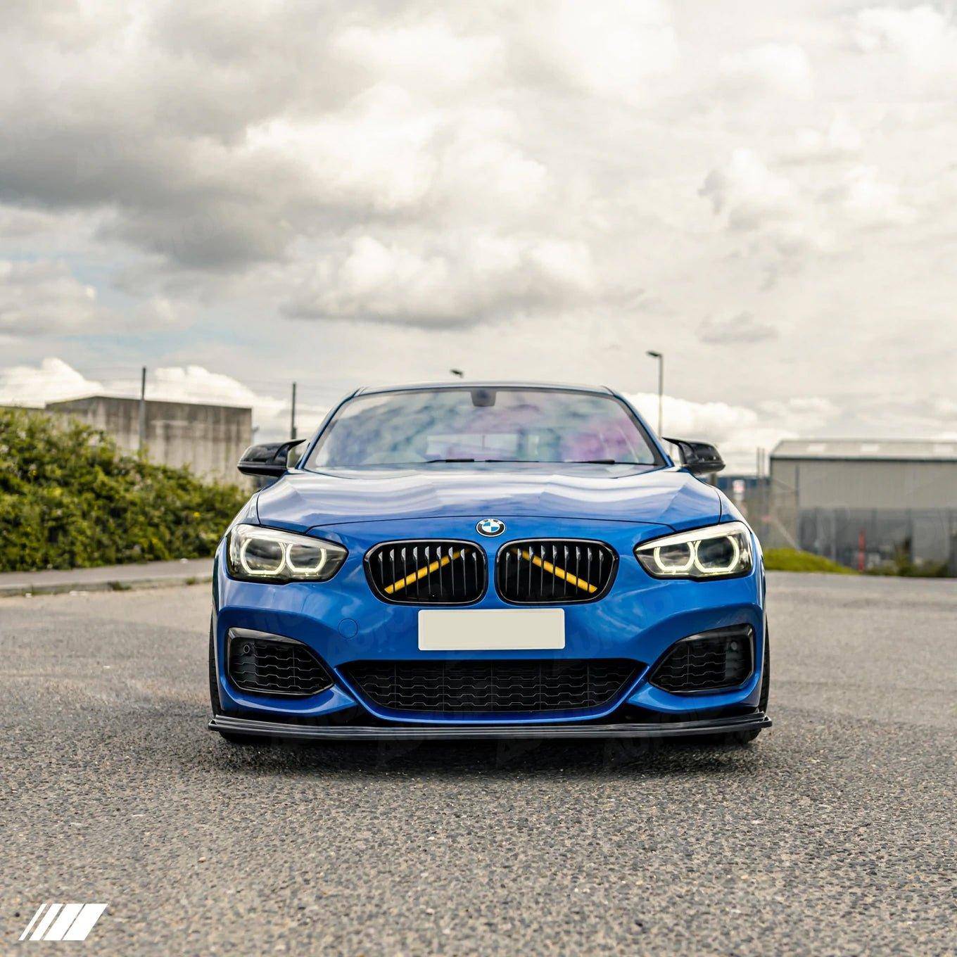 BMW 1 Series F20 F21 LCI EVO-1 Gloss Black Front Splitter by ZAERO (2015-2019) - Image 6