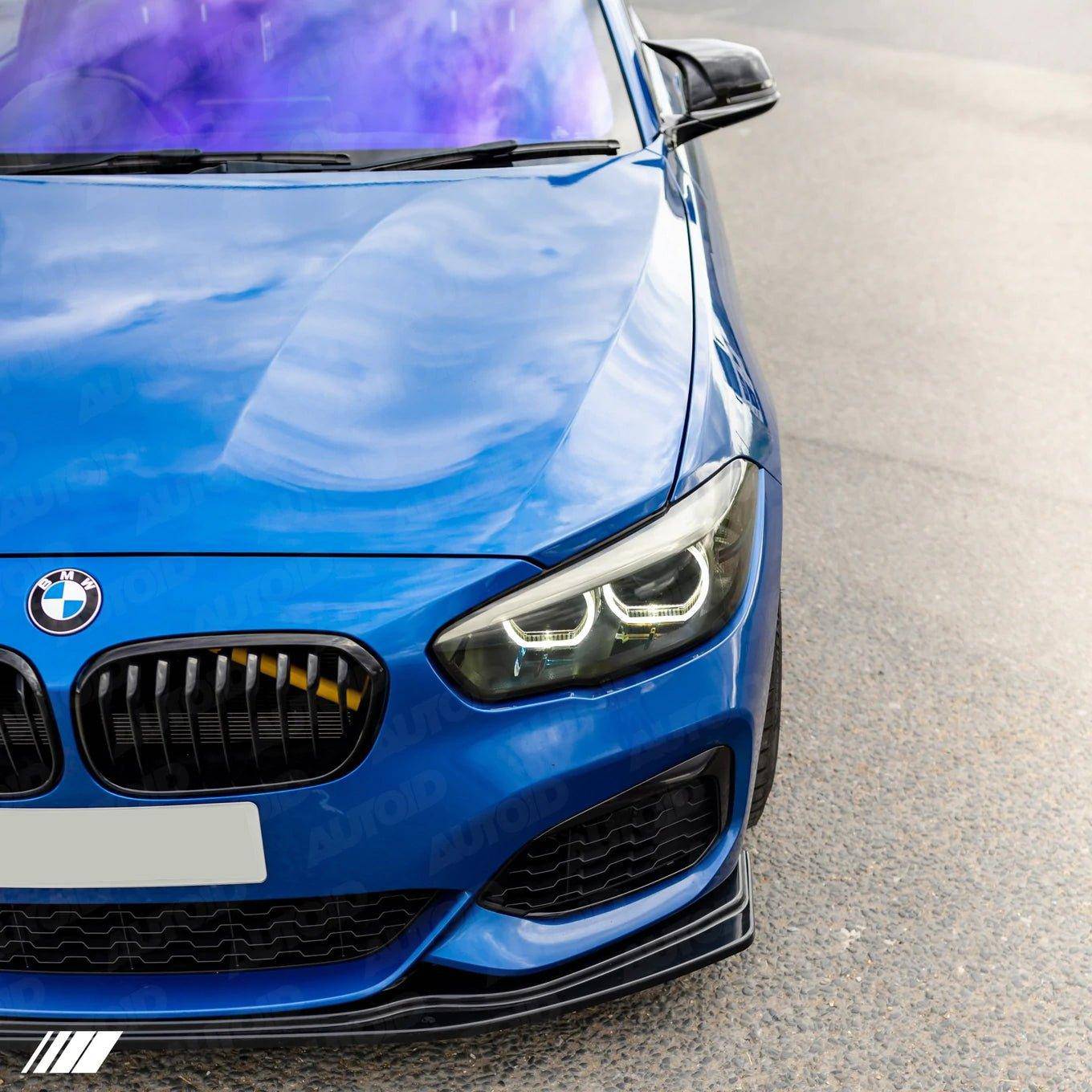 BMW 1 Series F20 F21 LCI EVO-1 Gloss Black Front Splitter by ZAERO (2015-2019) - Image 9