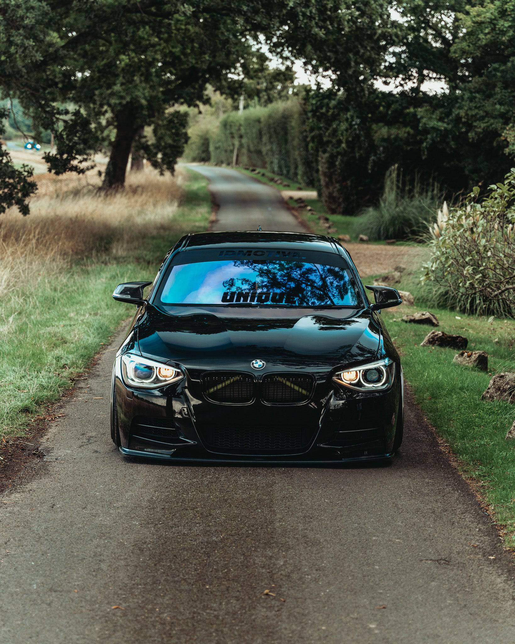 BMW 1 Series F20 Pre-LCI EVO-1 Gloss Black Front Splitter by ZAERO (2011-2015) - Image 9