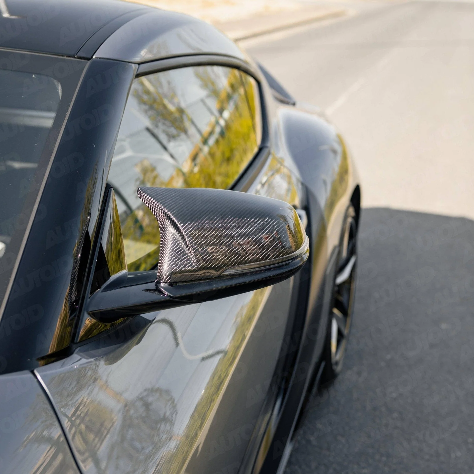 BMW 1 Series F40, 2 Series F44 & Toyota Supra Pre-Preg Carbon Fibre M Style Mirror Covers by FORM (2019+) - Image 2