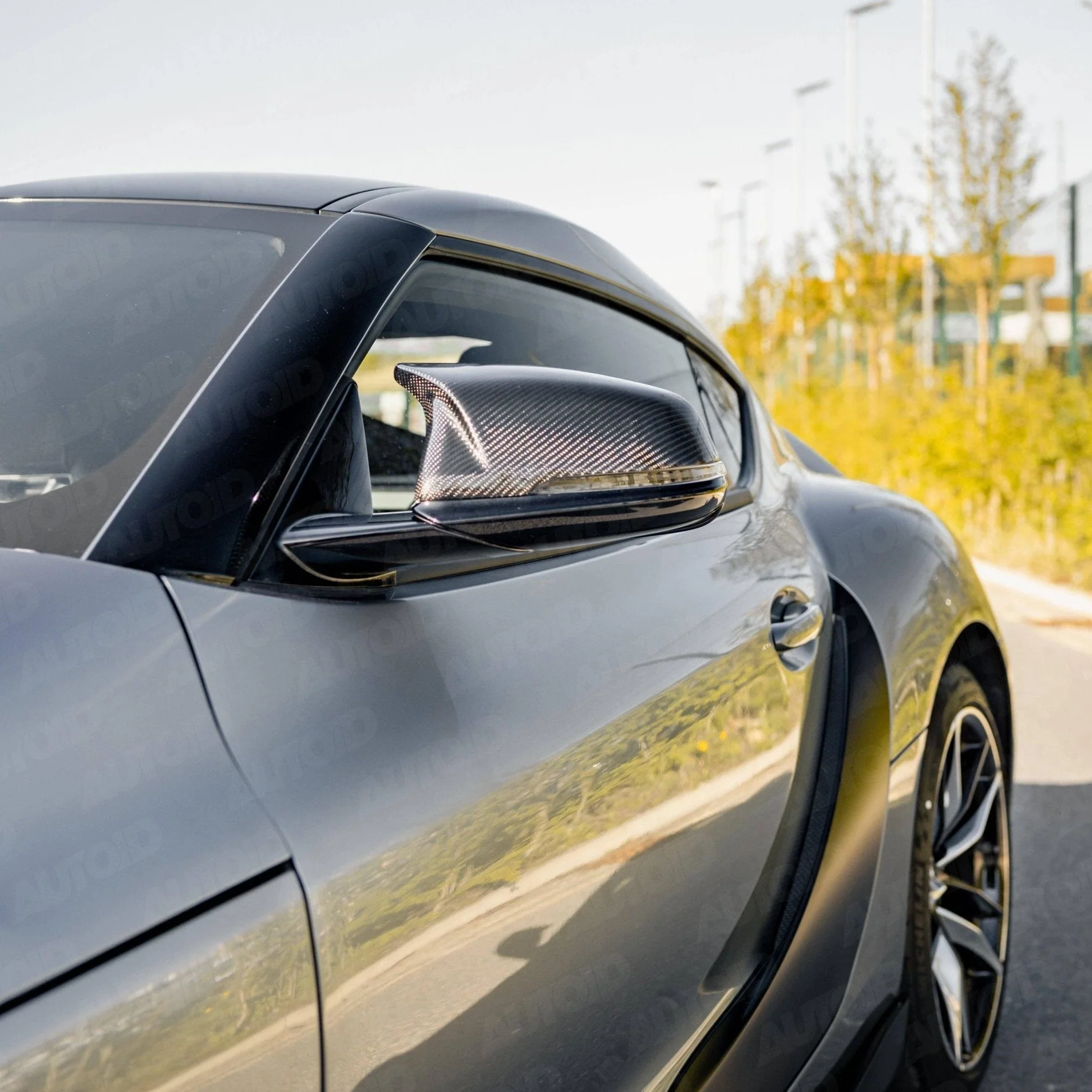 BMW 1 Series F40, 2 Series F44 & Toyota Supra Pre-Preg Carbon Fibre M Style Mirror Covers by FORM (2019+) - Image 3