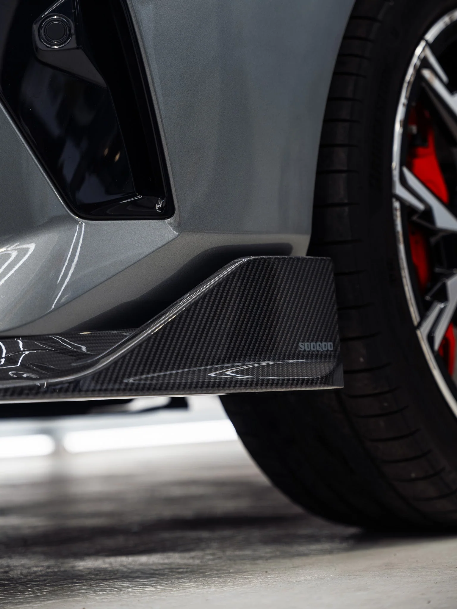 BMW 1 Series F70 & 2 Series F74 Pre-Preg Carbon Fibre Front Splitter by SQ (2024+) - Image 7