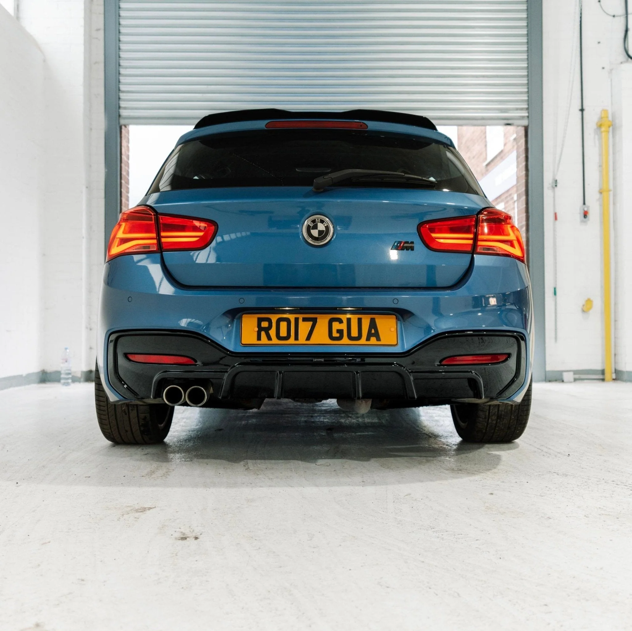 BMW 1 Series M Sport F20 F21 LCI Single Exit (118i 120i 120d 125i) EVO-1 Gloss Black Rear Diffuser by ZAERO (2015-2019) - Image 2