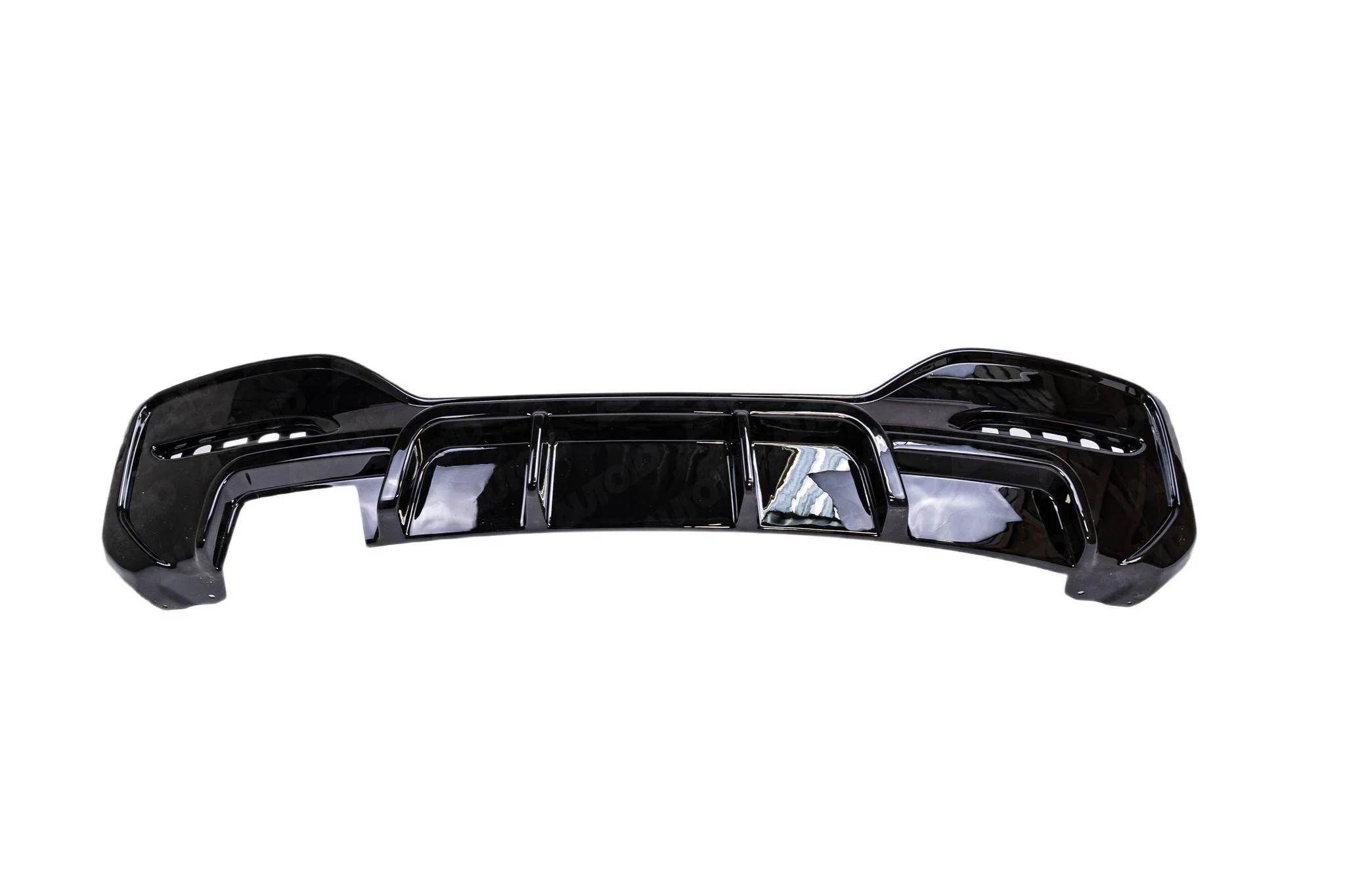 BMW 1 Series M Sport F20 F21 LCI Single Exit (118i 120i 120d 125i) EVO-1 Gloss Black Rear Diffuser by ZAERO (2015-2019) - Image 6