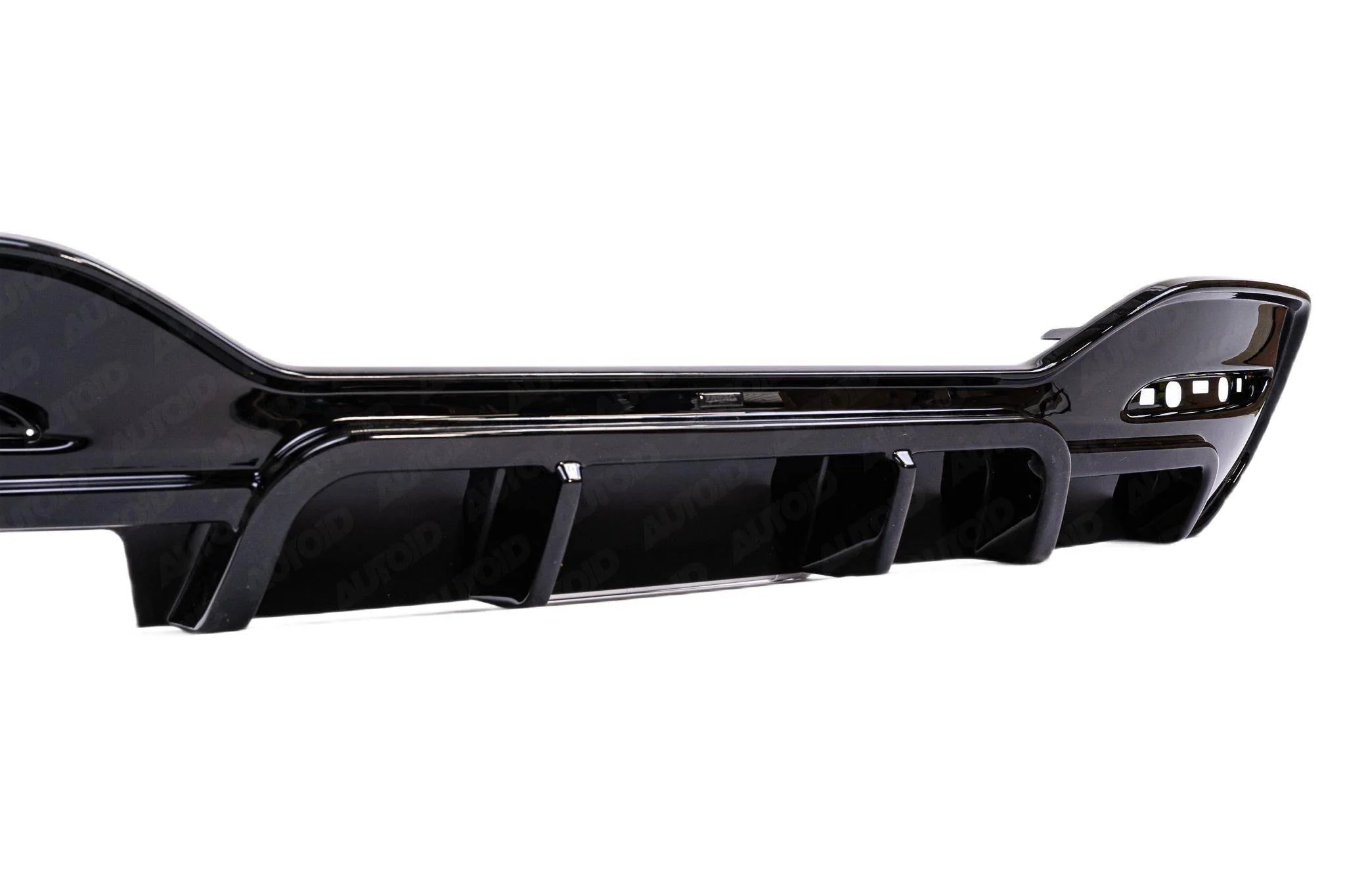 BMW 1 Series M Sport F20 F21 LCI Single Exit (118i 120i 120d 125i) EVO-1 Gloss Black Rear Diffuser by ZAERO (2015-2019) - Image 7