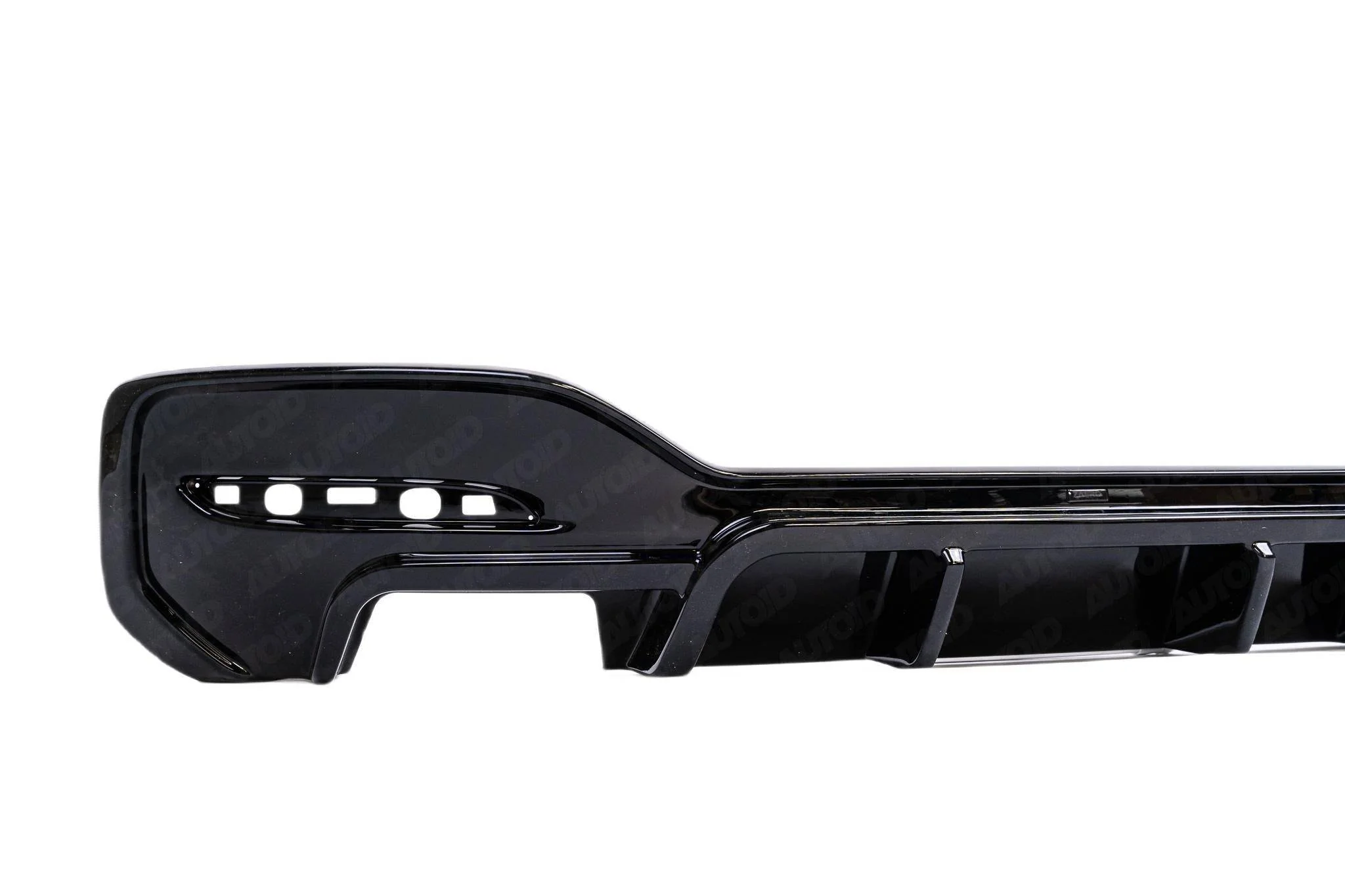 BMW 1 Series M Sport F20 F21 LCI Single Exit (118i 120i 120d 125i) EVO-1 Gloss Black Rear Diffuser by ZAERO (2015-2019) - Image 9