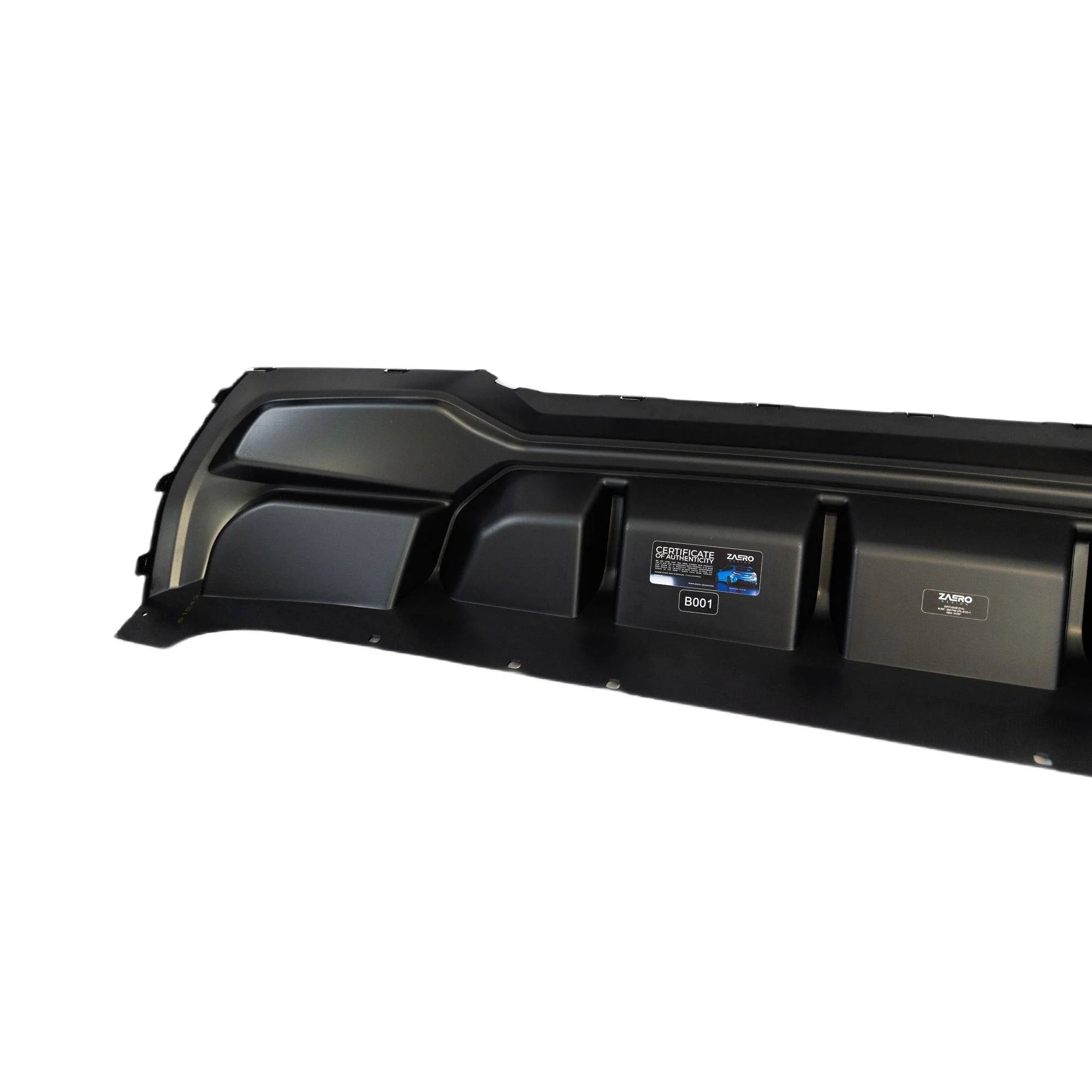 BMW 1 Series M Sport F40 Single Exit (116i 116d 118i 118d) EVO-1 Gloss Black Rear Diffuser by ZAERO (2019-2024) - Image 13