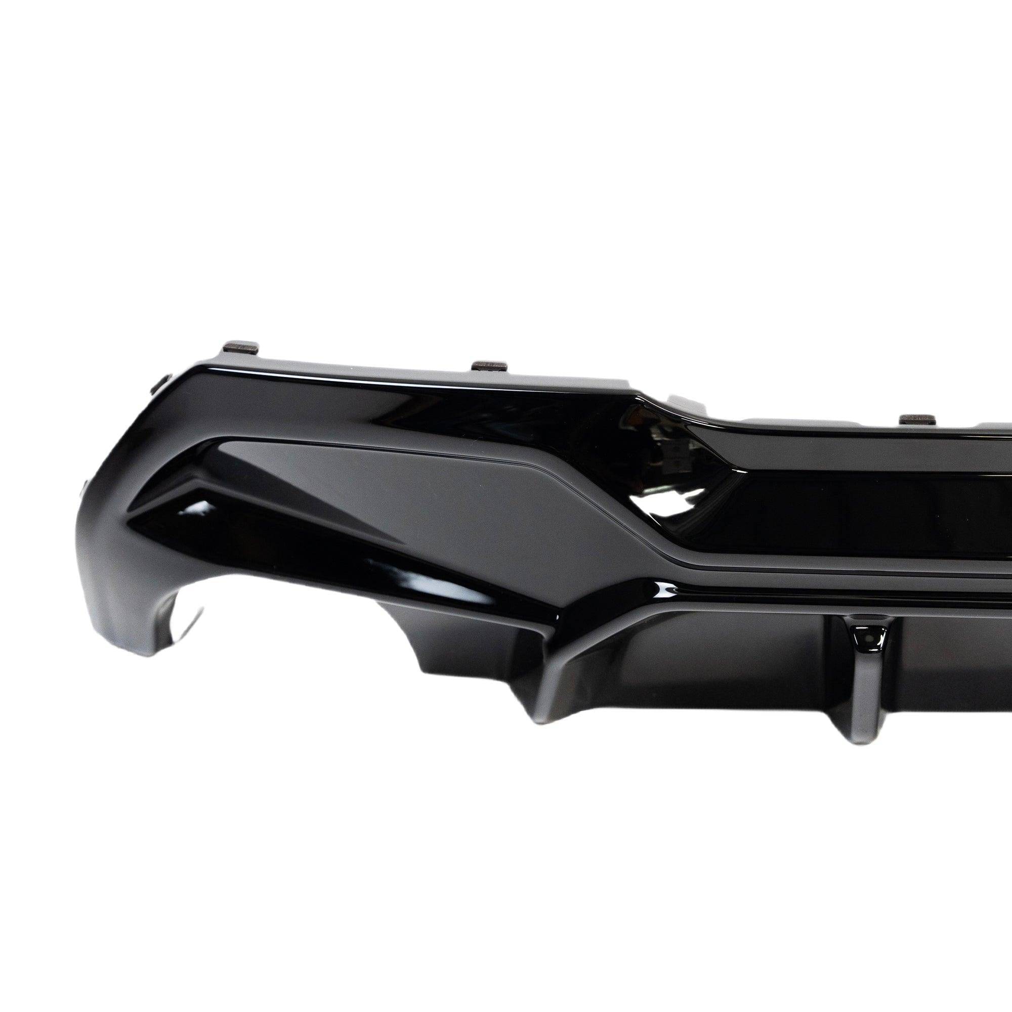 BMW 1 Series M Sport F40 Single Exit (116i 116d 118i 118d) EVO-1 Gloss Black Rear Diffuser by ZAERO (2019-2024) - Image 9
