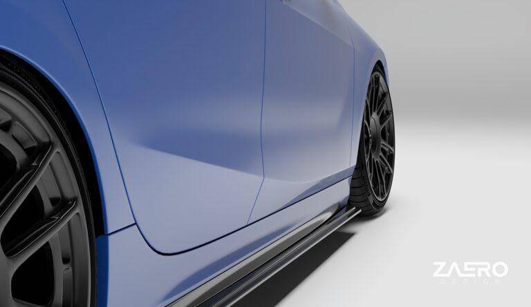 BMW 1 Series & M135i F40 EVO-1 Gloss Black Side Skirts by ZAERO (2019-2024) - Image 19