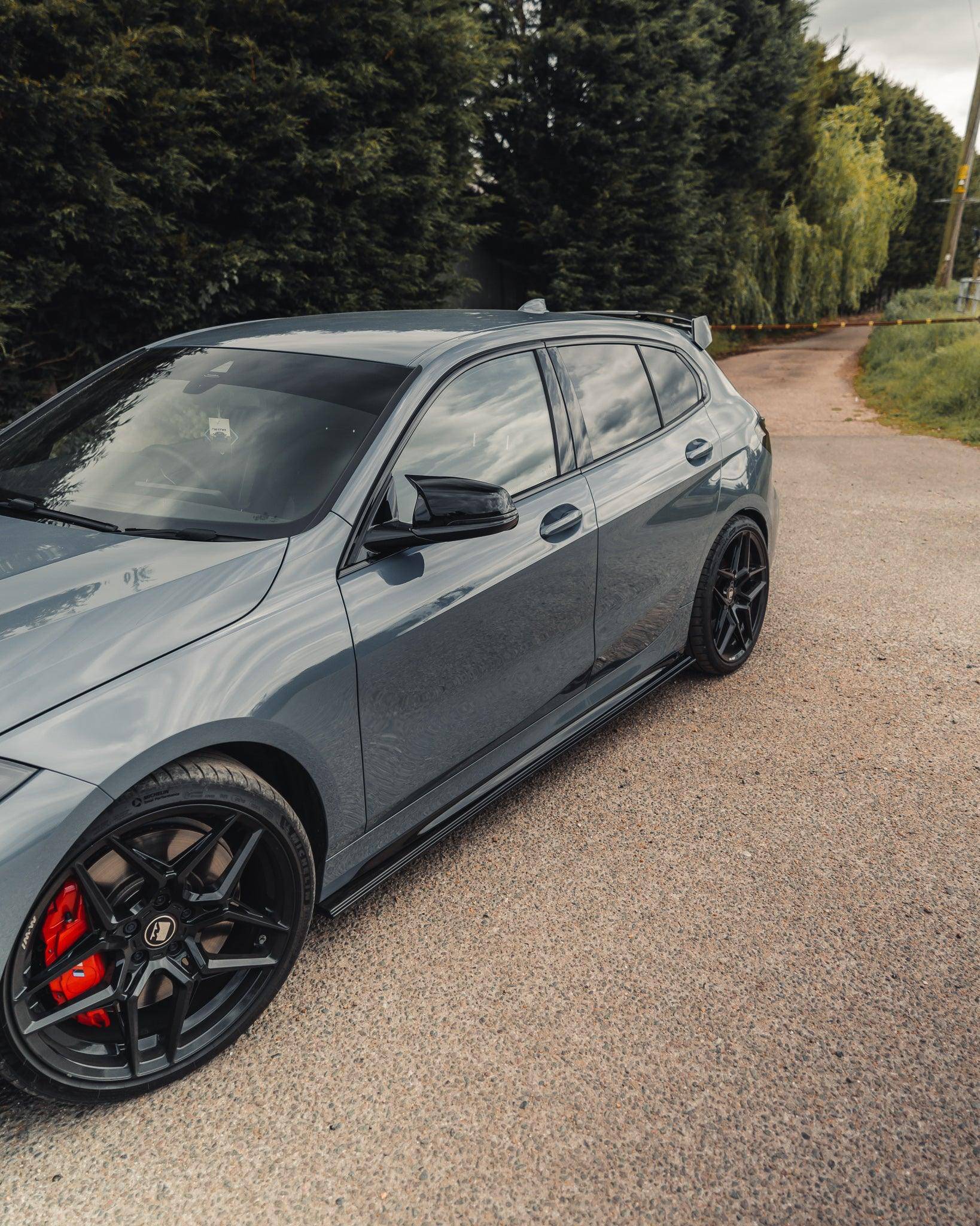 BMW 1 Series & M135i F40 EVO-1 Gloss Black Side Skirts by ZAERO (2019-2024) - Image 2