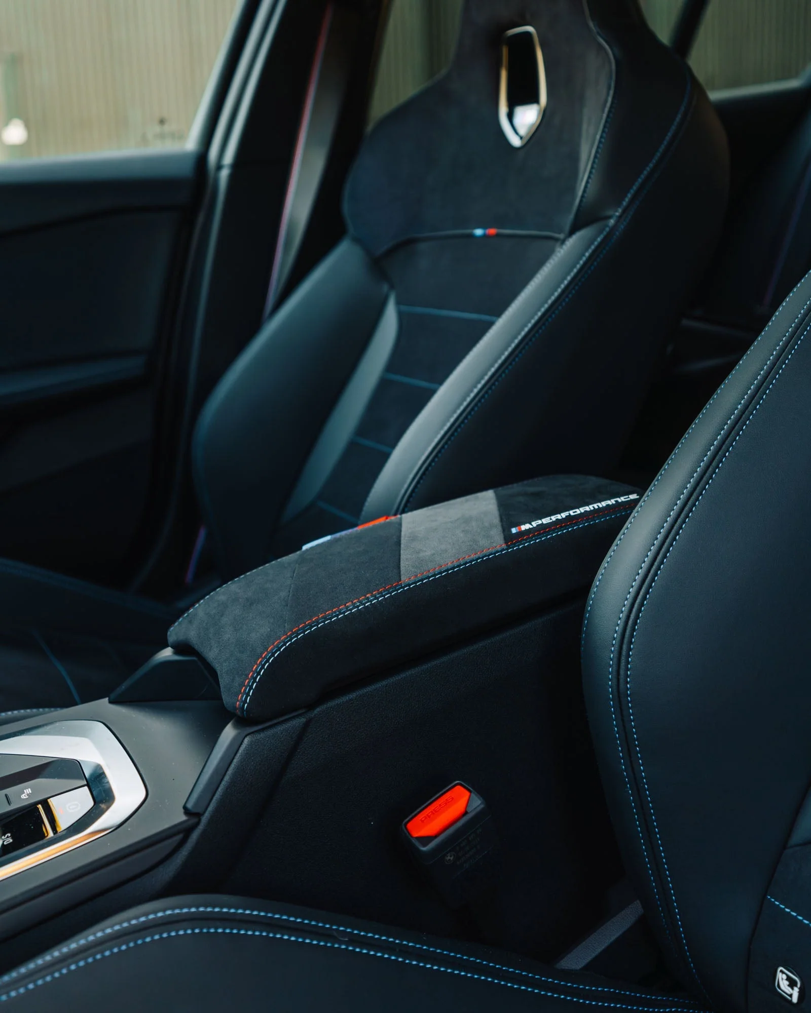 BMW 1 Series, M135i F40 & F70 Genuine M Performance Alcantara Armrest (2019+) - Image 6