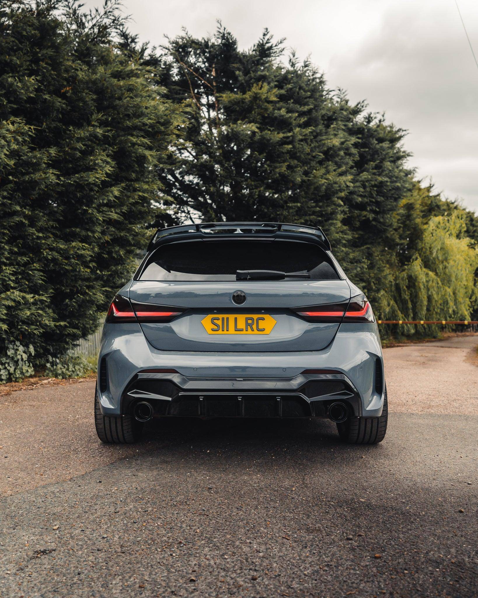 BMW 1 Series, M135i F40 & F70 Gloss Black Performance Rear Wing Spoiler by FORM (2019+) - Image 4