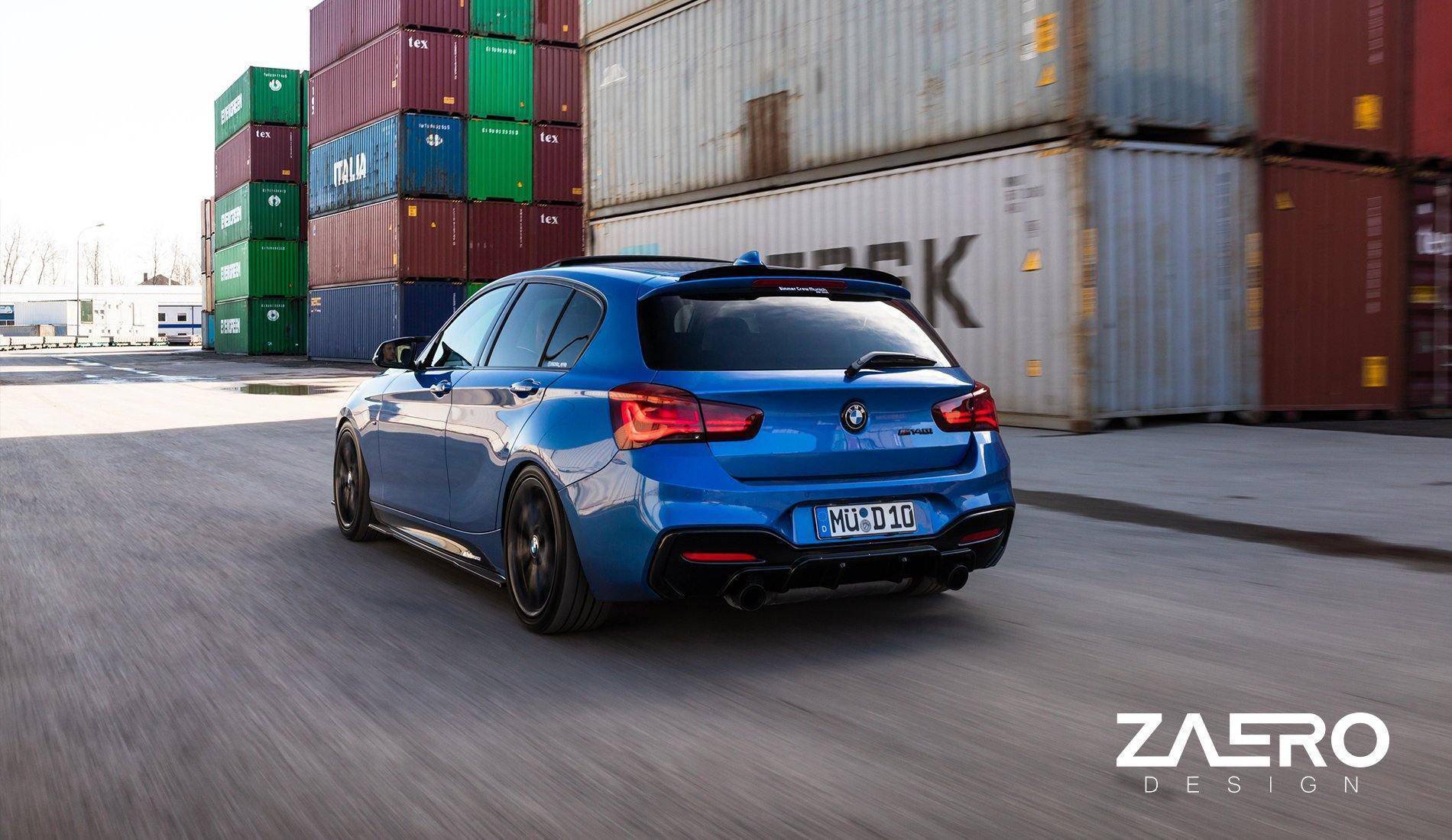 BMW 1 Series, M135i & M140i F20 F21 LCI Gloss Black V1 Body Kit by ZAERO (2015-2019) - Image 10