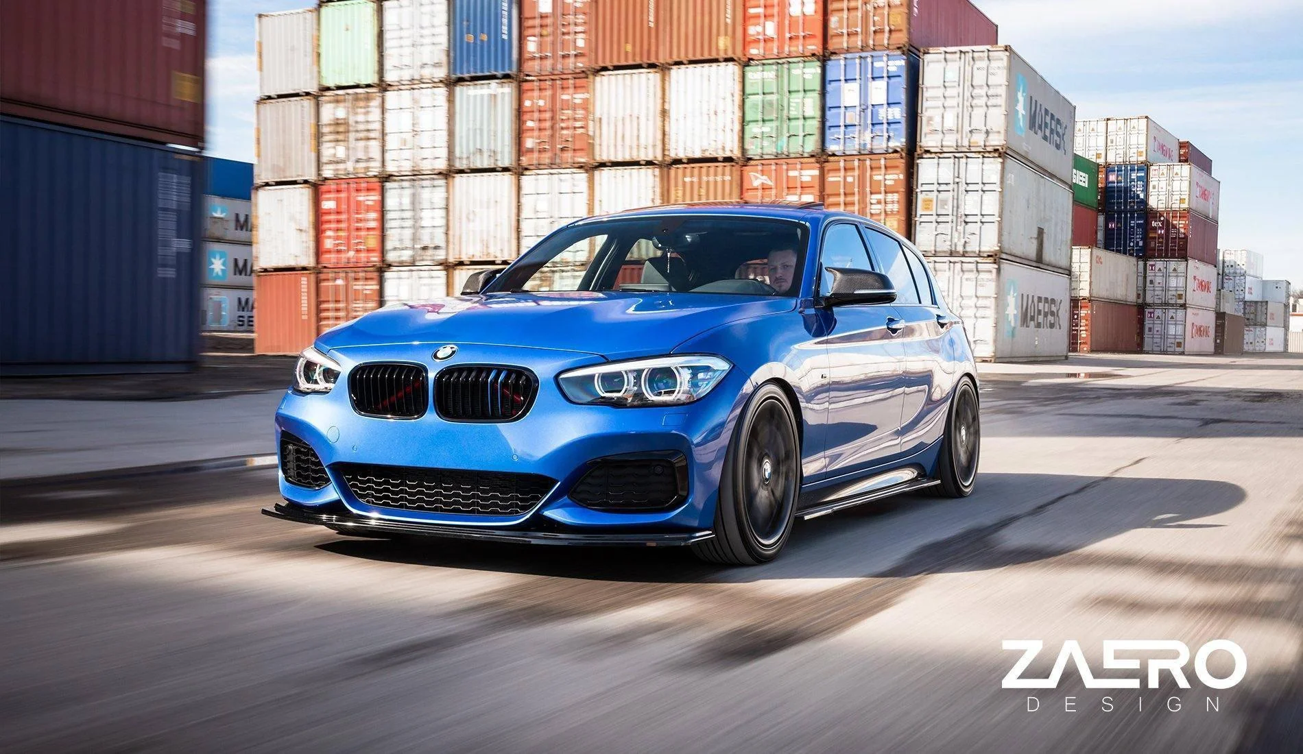 BMW 1 Series, M135i & M140i F20 F21 LCI Gloss Black V1 Body Kit by ZAERO (2015-2019) - Image 11