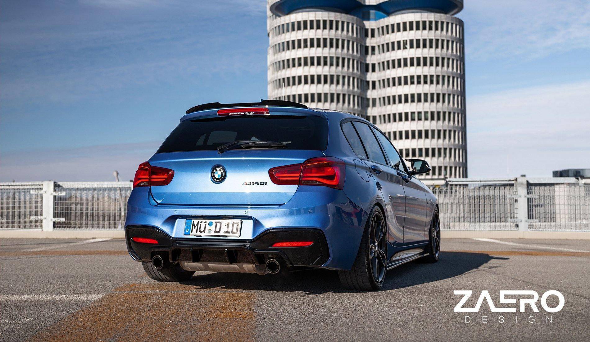 BMW 1 Series, M135i & M140i F20 F21 LCI Gloss Black V1 Body Kit by ZAERO (2015-2019) - Image 13
