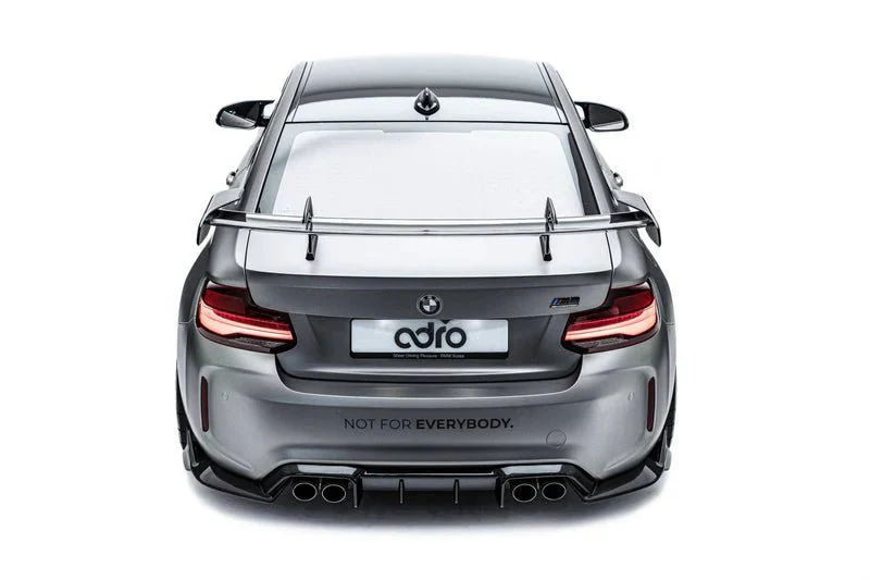 BMW 2 Series F22 & M2 F87 Pre-Preg Carbon Fibre Swan Neck AT-R1 Rear Wing by Adro (2014-2021) - Image 4
