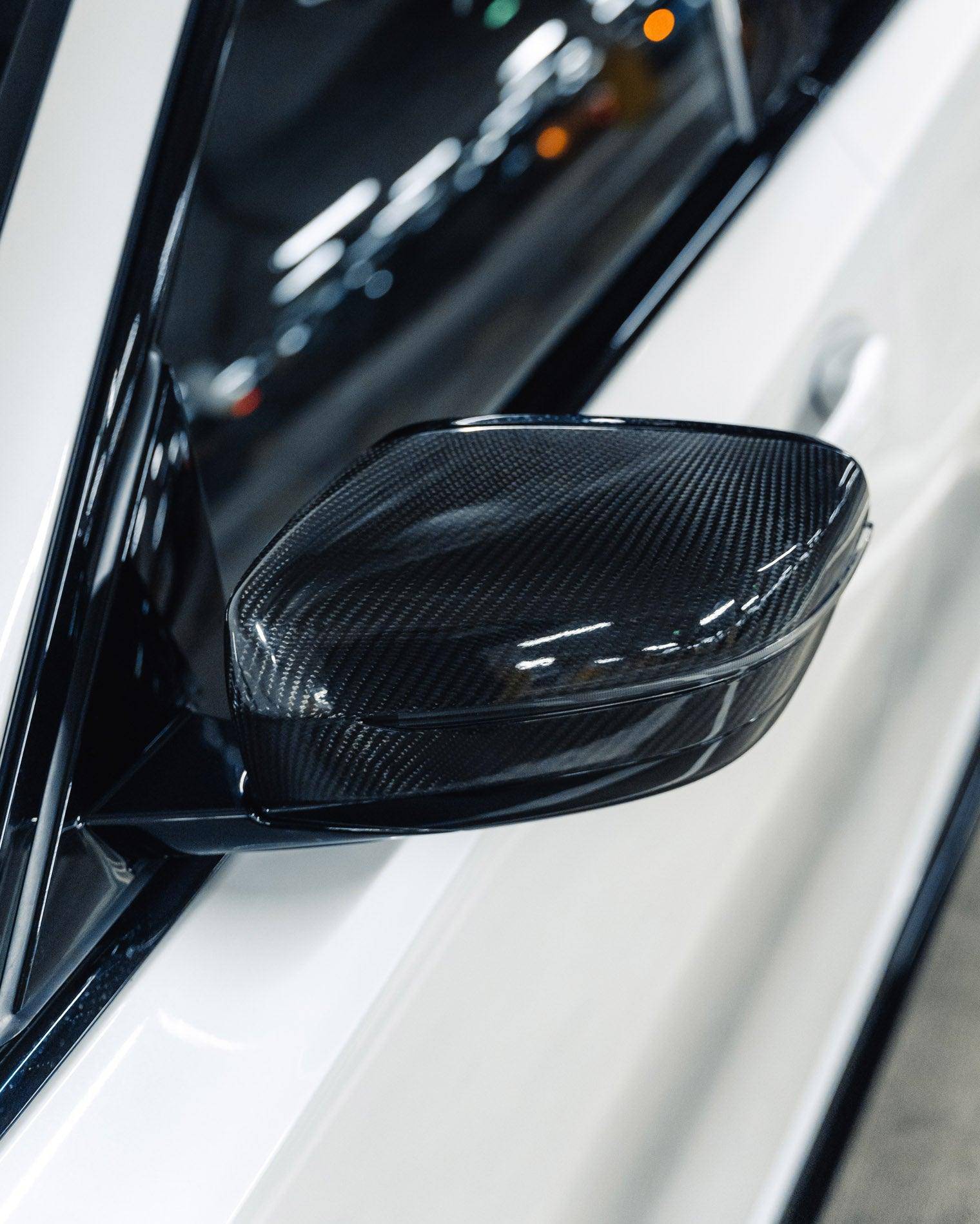 BMW 2 Series G42, 3 Series G20, 4 Series G22 Pre-Preg Carbon Fibre Mirror Covers by FORM (2017+) - Image 3