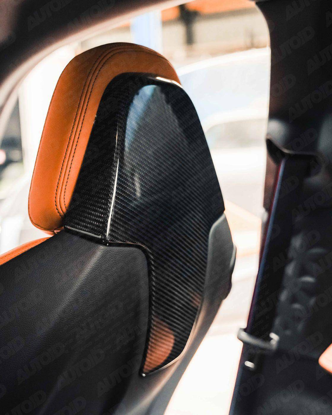 BMW 2 Series G42, M3 G80, M4 G82, M2 G87 Pre-Preg Carbon Fibre Seat Back Cover by FORM (2018+) - Image 2