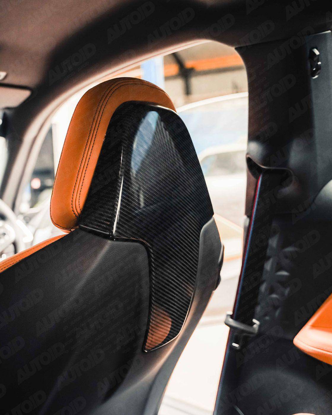 BMW 2 Series G42, M3 G80, M4 G82, M2 G87 Pre-Preg Carbon Fibre Seat Back Cover by FORM (2018+) - Image 4