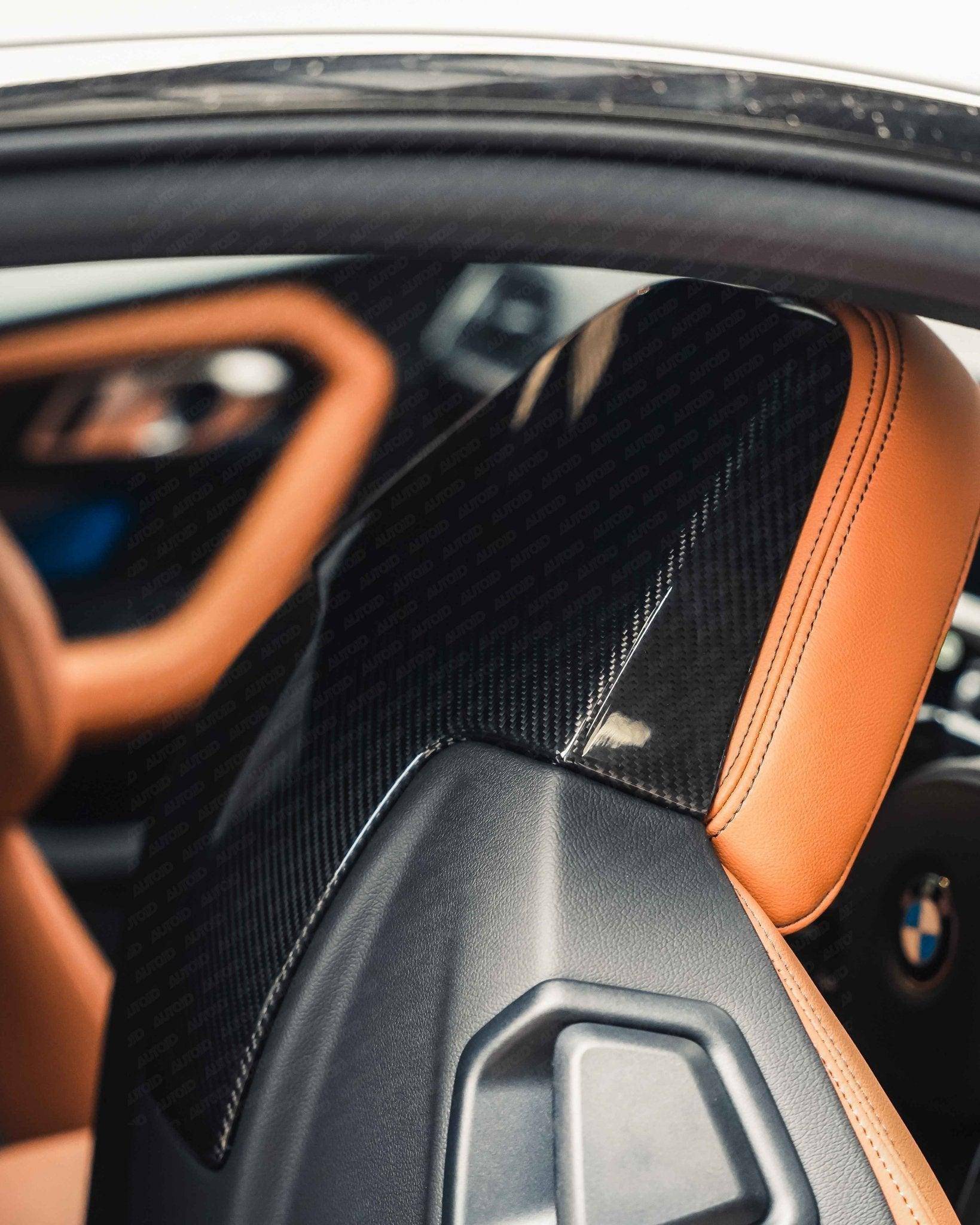 BMW 2 Series G42, M3 G80, M4 G82, M2 G87 Pre-Preg Carbon Fibre Seat Back Cover by FORM (2018+) - Image 8