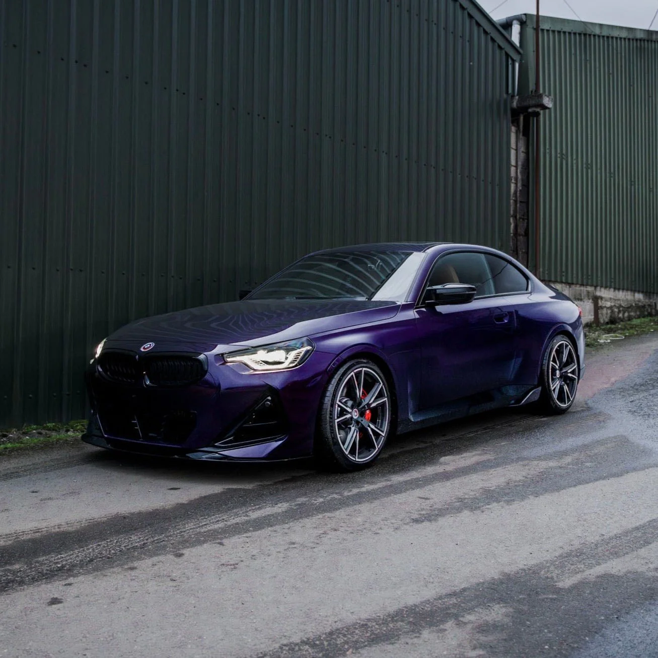 BMW 2 Series M Sport & M240i G42 Gloss Black ID-01 Front Splitter by TREVORA (2021+) - Image 2