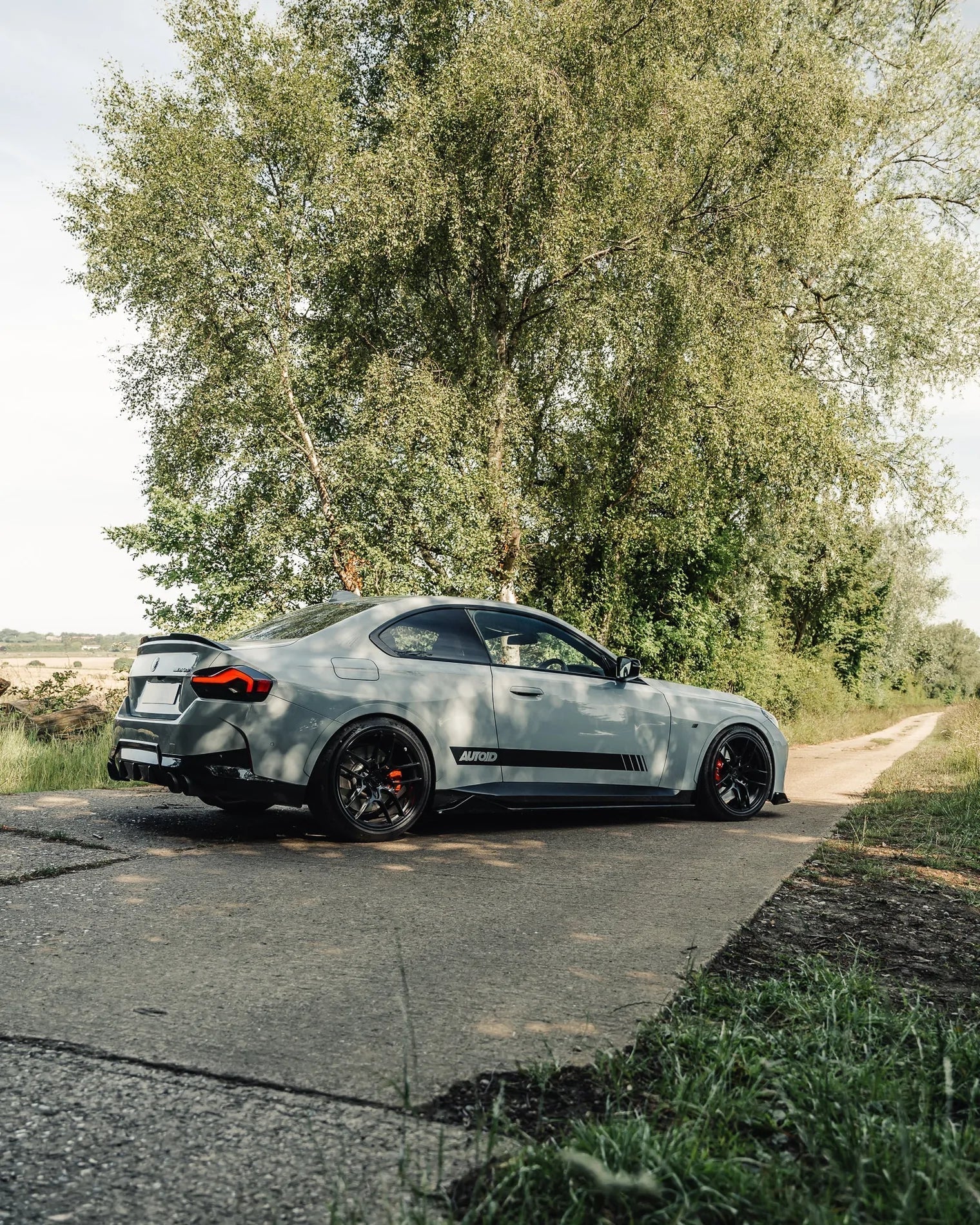 BMW 2 Series M Sport & M240i G42 Gloss Black Kit Front Splitter & Side Skirt Pack by FORM (2021+) - Image 3