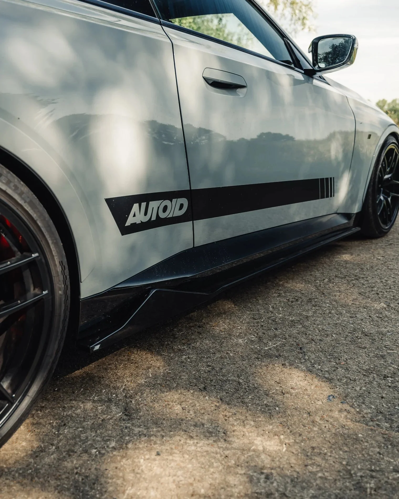 BMW 2 Series M Sport & M240i G42 Gloss Black Kit Front Splitter & Side Skirt Pack by FORM (2021+) - Image 6