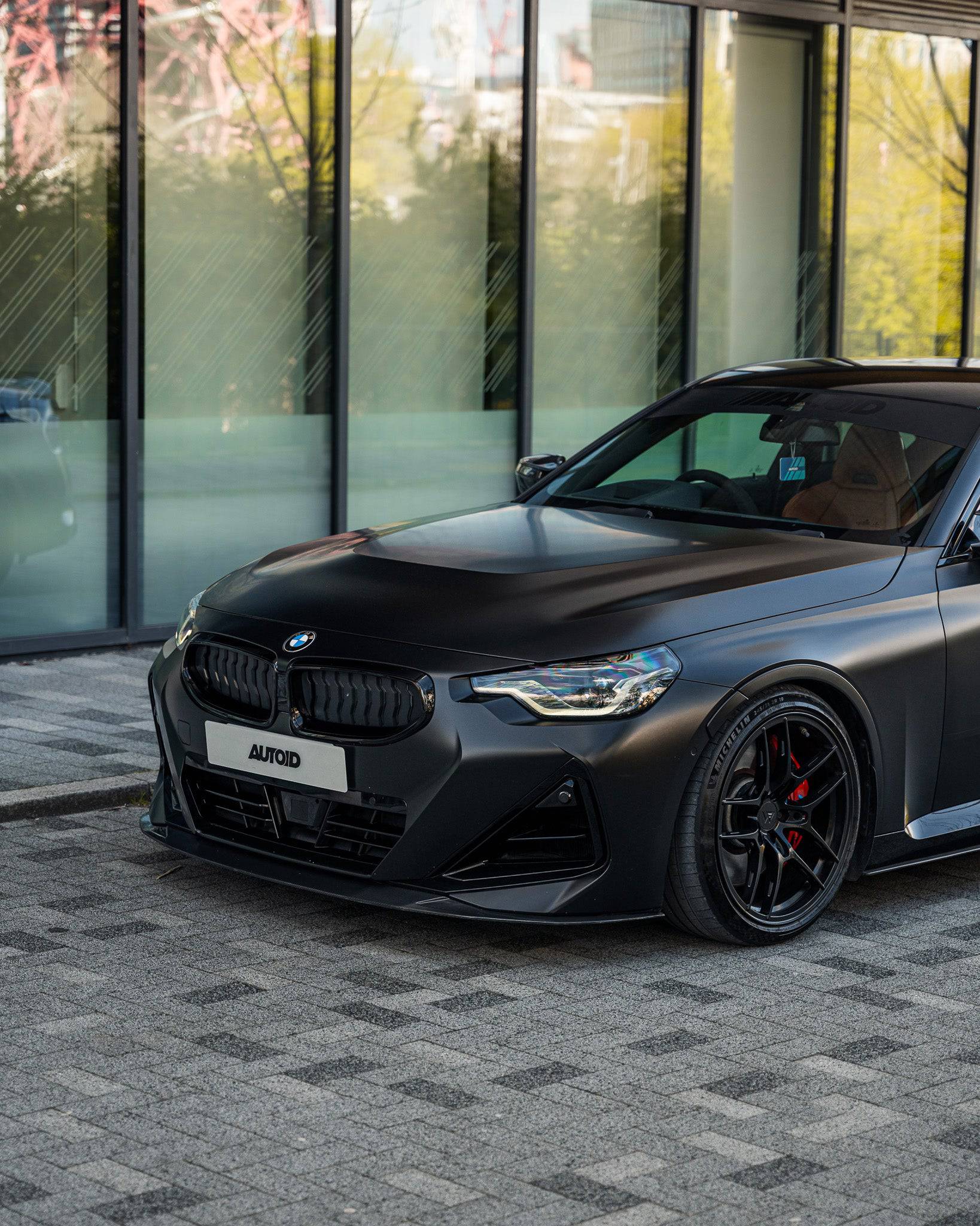 BMW 2 Series M Sport & M240i G42 Pre-preg Carbon Fibre ID-01 Front Splitter by TREVORA (2021+) - Image 11