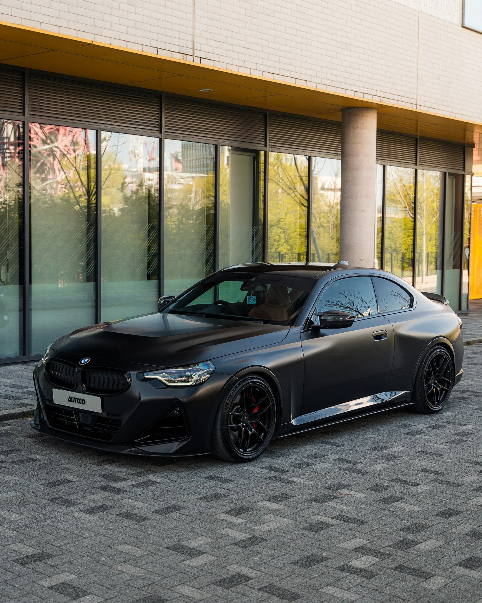 BMW 2 Series M Sport & M240i G42 Pre-preg Carbon Fibre ID-01 Front Splitter by TREVORA (2021+) - Image 12