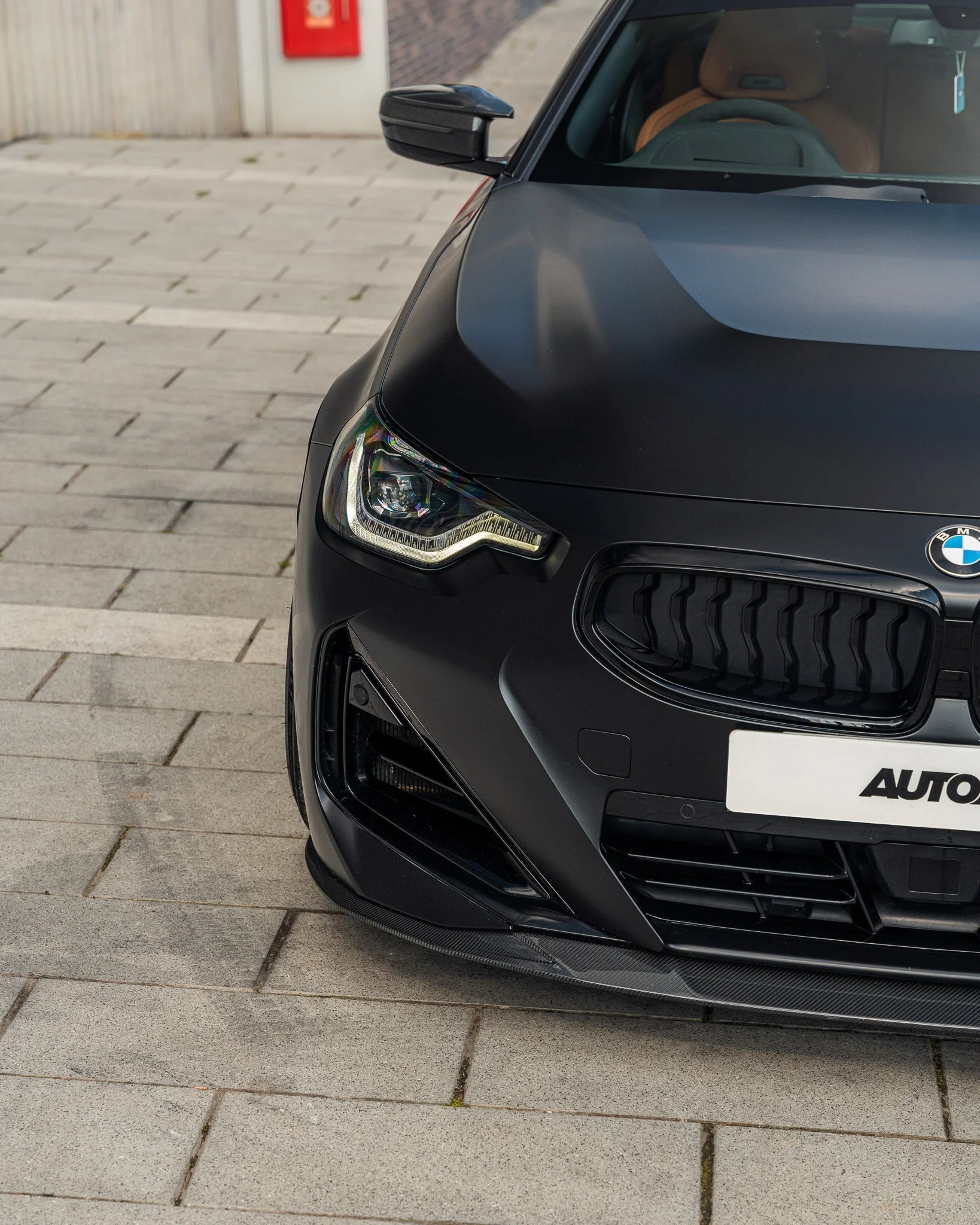 BMW 2 Series M Sport & M240i G42 Pre-Preg Carbon Fibre ID-01 Front Splitter & Rear Spoiler Pack by TREVORA (2021+) - Image 11