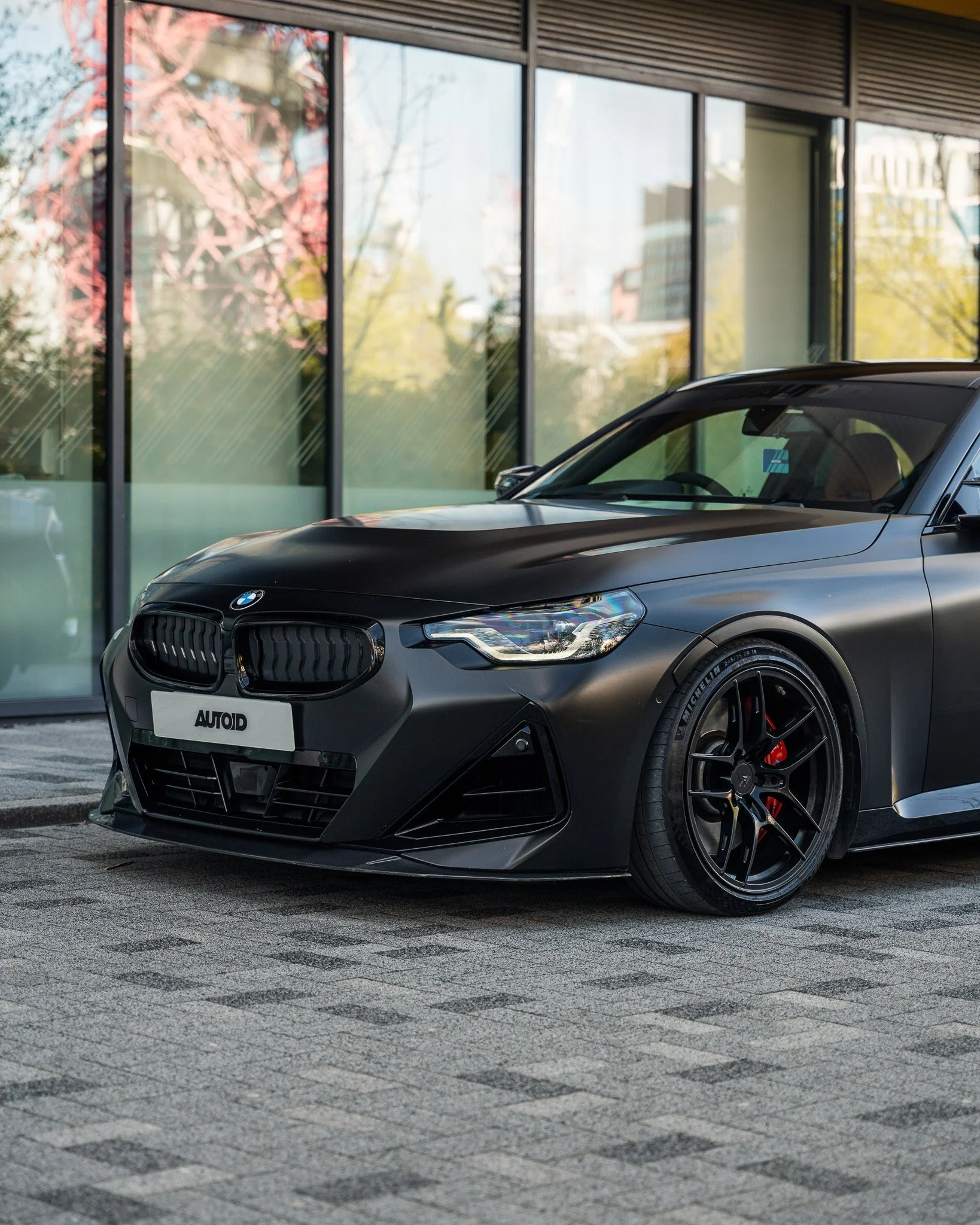 BMW 2 Series M Sport & M240i G42 Pre-Preg Carbon Fibre ID-01 Front Splitter & Rear Spoiler Pack by TREVORA (2021+) - Image 2