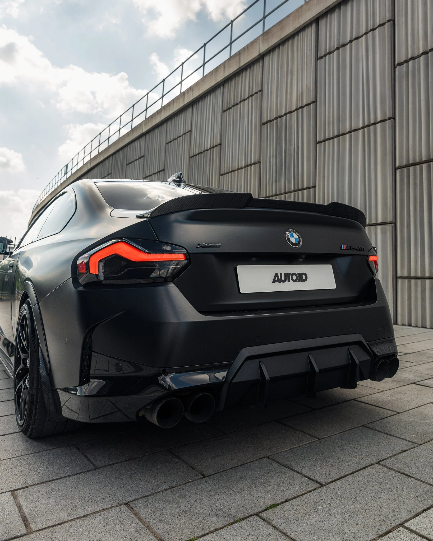 BMW 2 Series M Sport & M240i G42 Pre-Preg Carbon Fibre ID-01 Front Splitter & Rear Spoiler Pack by TREVORA (2021+) - Image 20