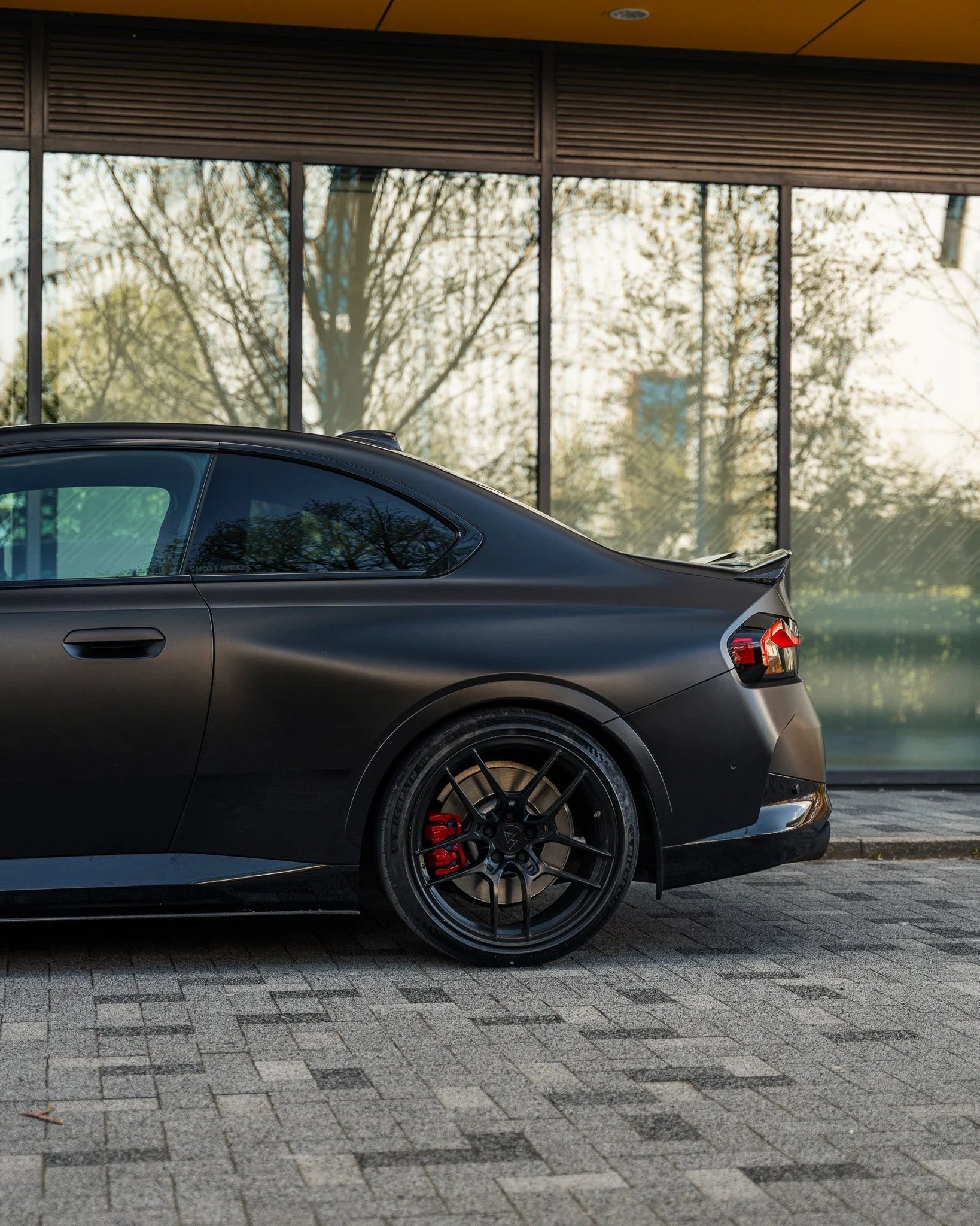 BMW 2 Series M Sport & M240i G42 Pre-Preg Carbon Fibre ID-01 Front Splitter & Rear Spoiler Pack by TREVORA (2021+) - Image 5