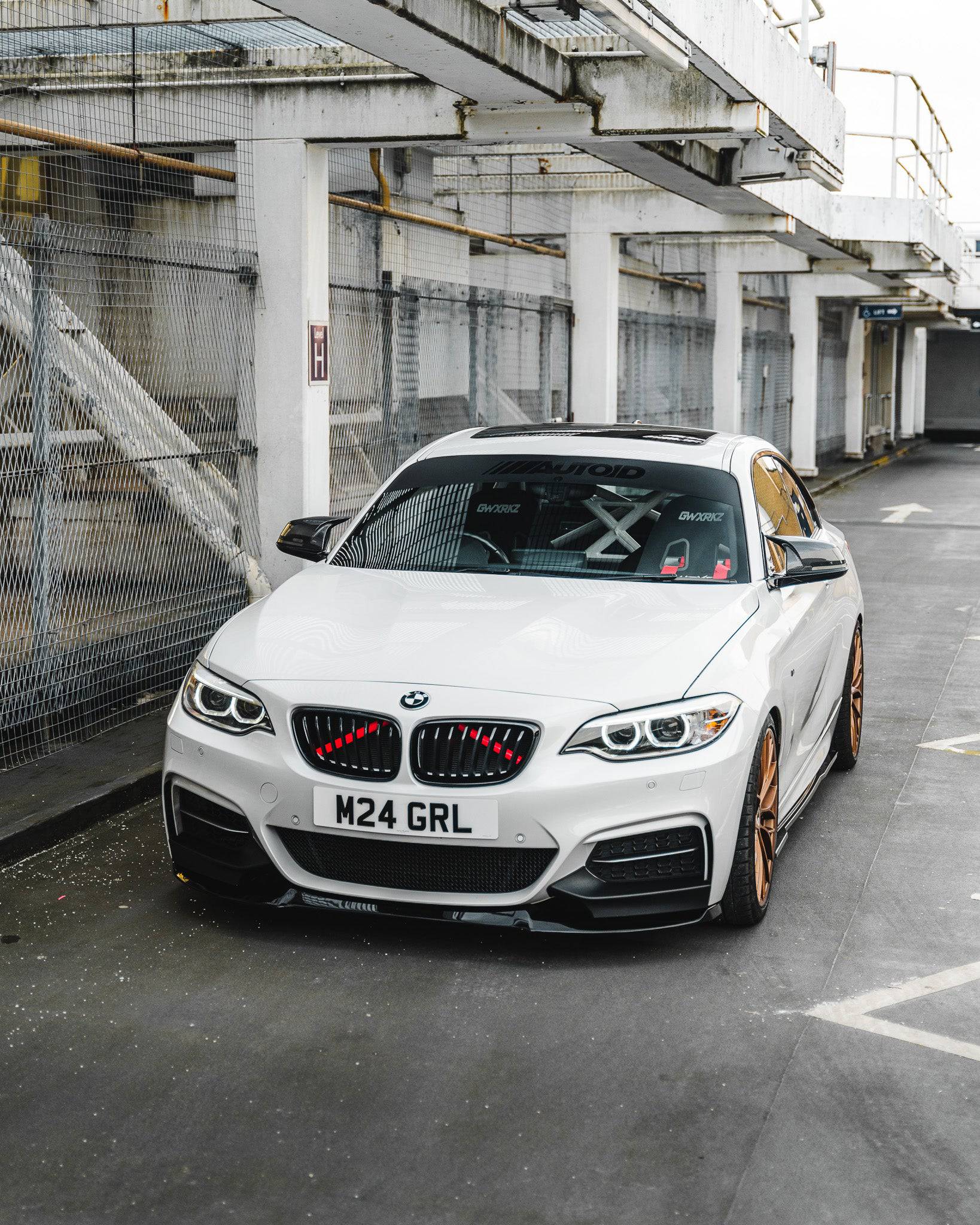 BMW 2 Series, M235i & M240i F22 F23 EVO-1 Gloss Black Front Splitter by ZAERO (2014-2019) - Image 9