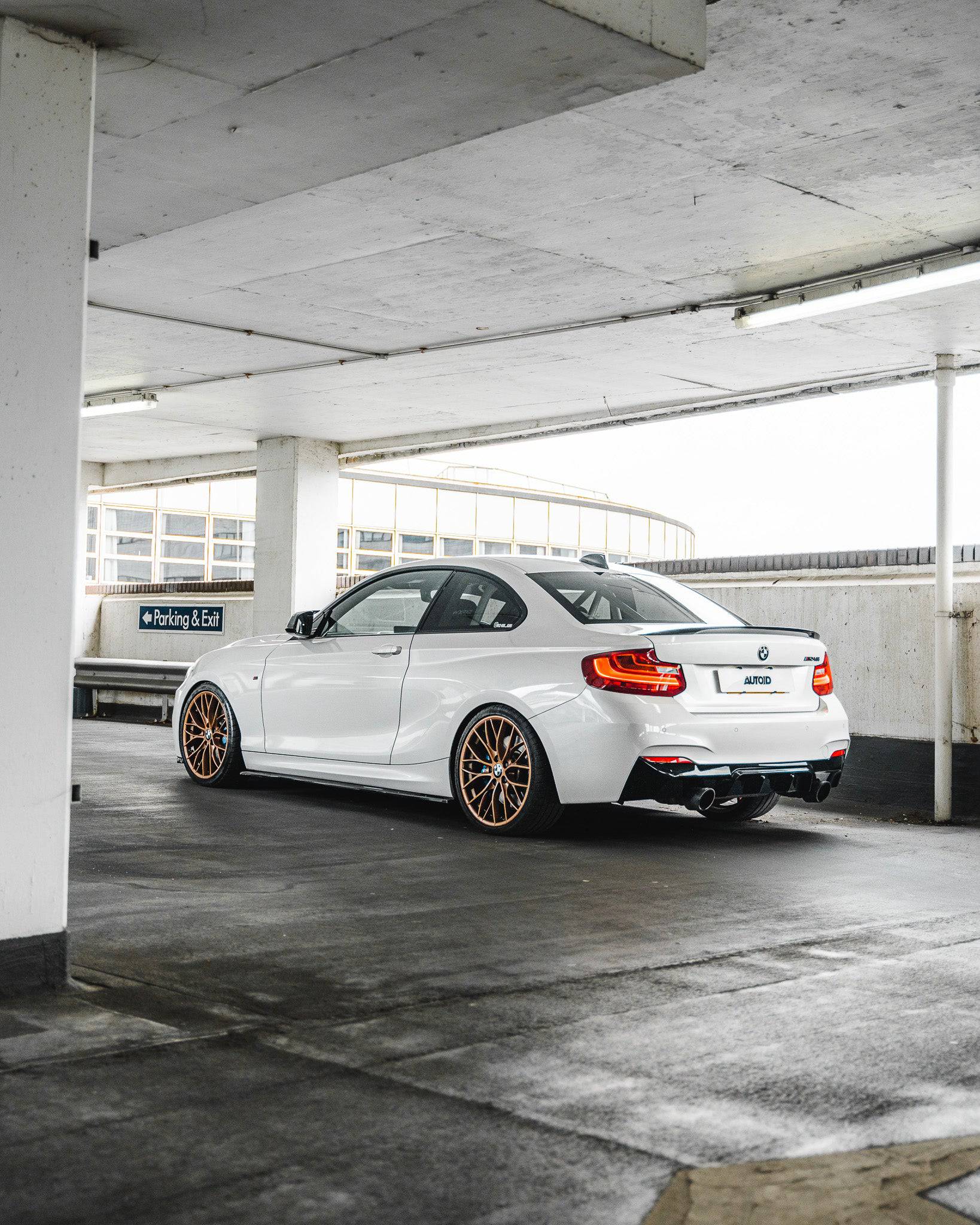 BMW 2 Series M235i & M240i F22 F23 EVO-1 Gloss Black Rear Diffuser by ZAERO (2014-2019) - Image 10