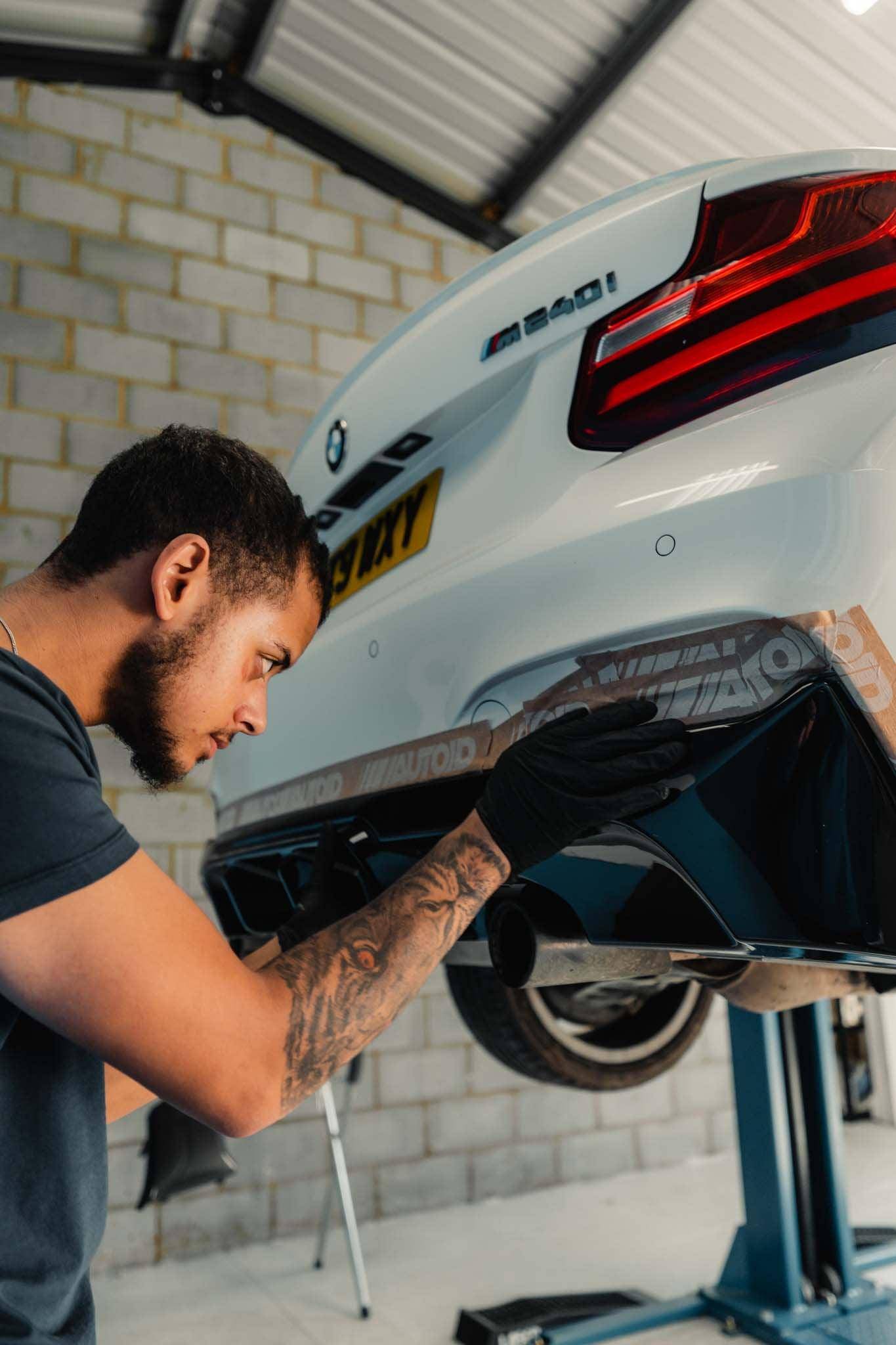 BMW 2 Series M235i & M240i F22 F23 EVO-1 Gloss Black Rear Diffuser by ZAERO (2014-2019) - Image 16