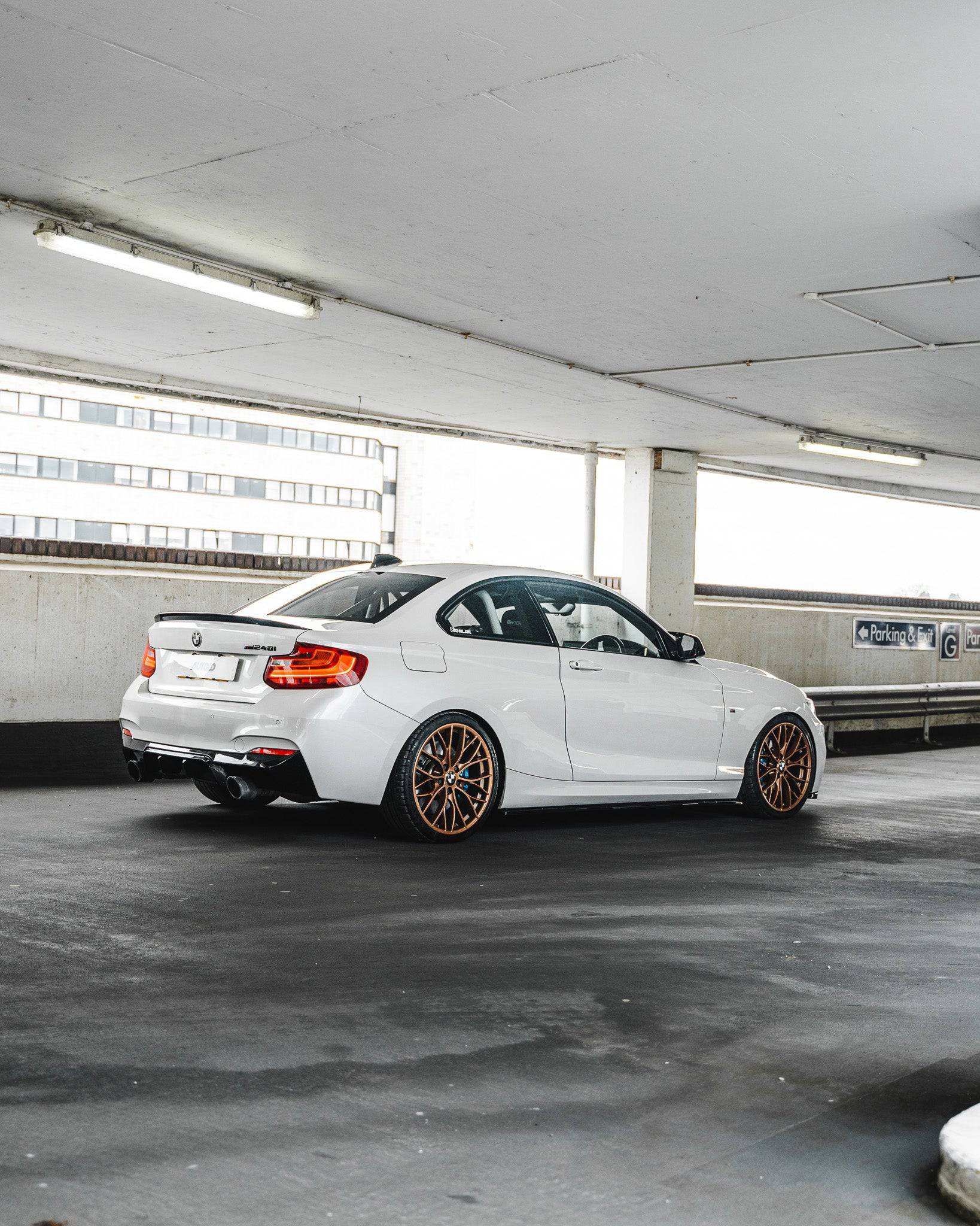 BMW 2 Series M235i & M240i F22 F23 EVO-1 Gloss Black Rear Diffuser by ZAERO (2014-2019) - Image 7