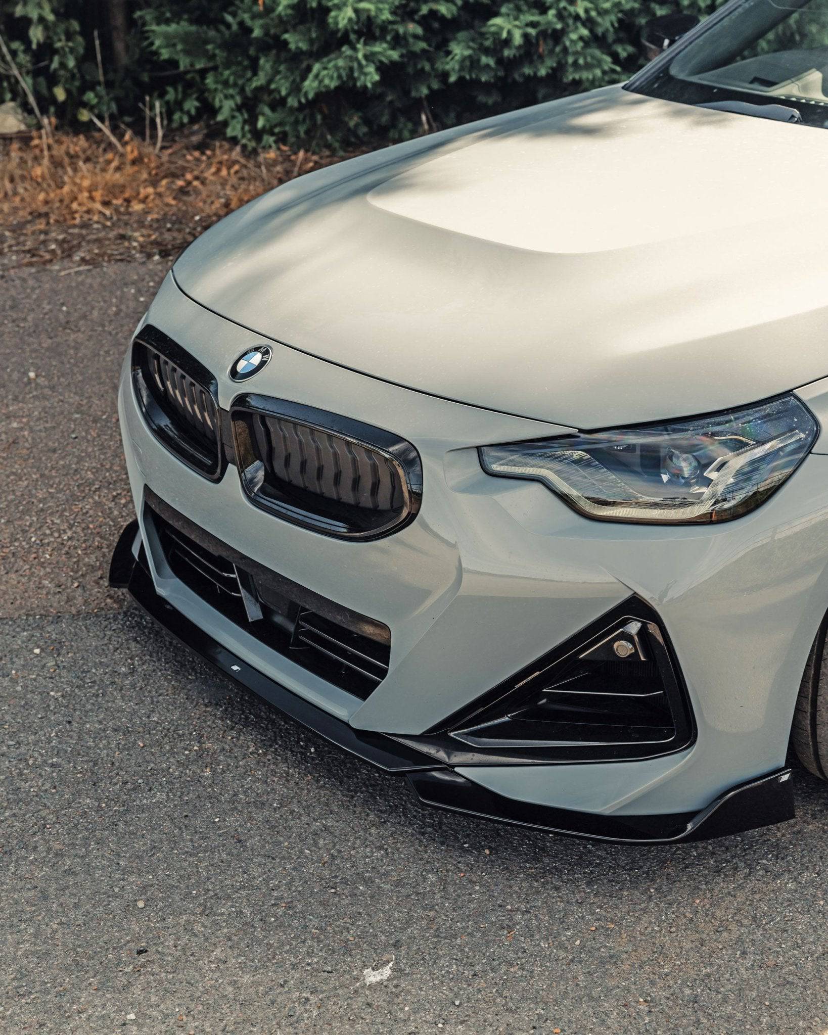 BMW 2 Series & M240i G42 Gloss Black Front Splitter by FORM (2021+) - Image 3