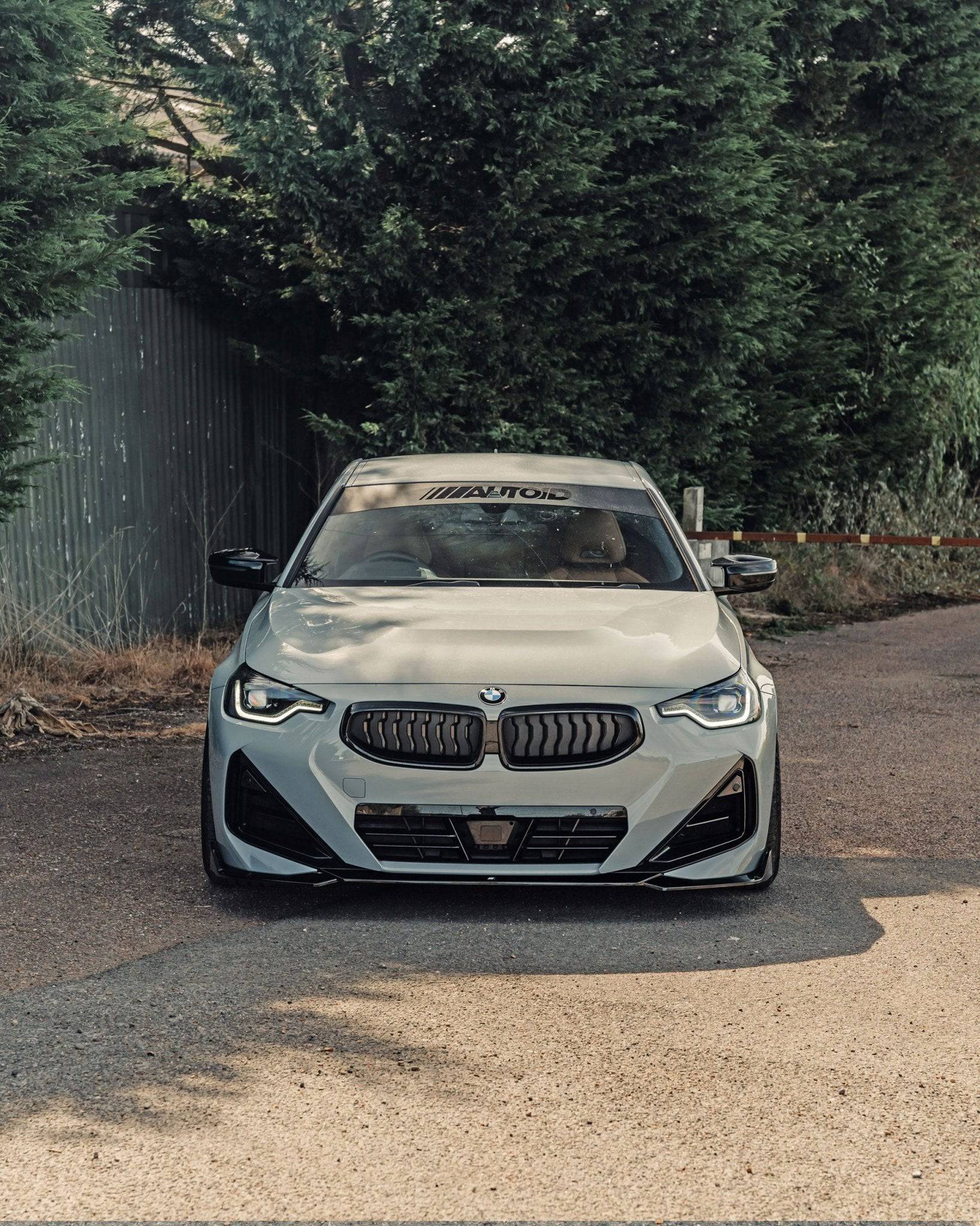 BMW 2 Series & M240i G42 Gloss Black Front Splitter by FORM (2021+) - Image 7