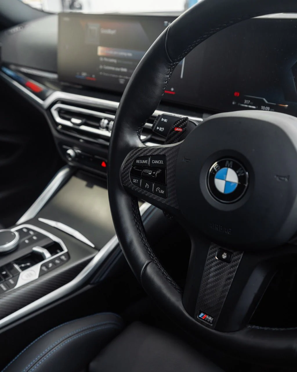 BMW 2 Series & M240i G42 iDrive 8 Pre-Preg Carbon Fibre Centre Console Trim Set by FORM (2021+) - Image 10