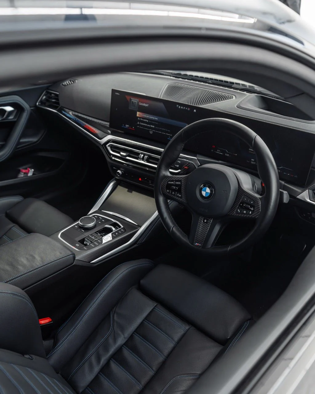 BMW 2 Series & M240i G42 iDrive 8 Pre-Preg Carbon Fibre Centre Console Trim Set by FORM (2021+) - Image 9